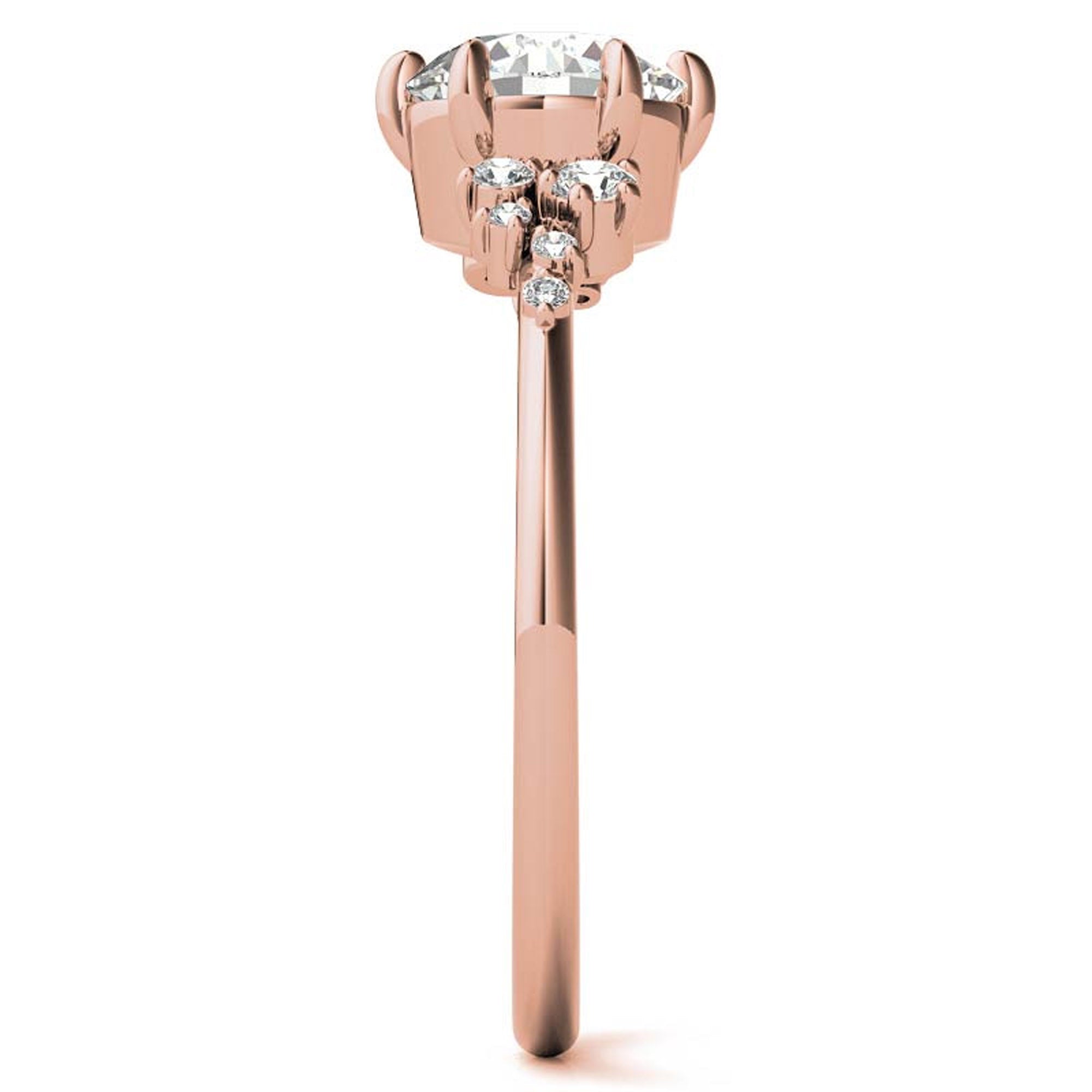 Round Cut Stackable Ring Set