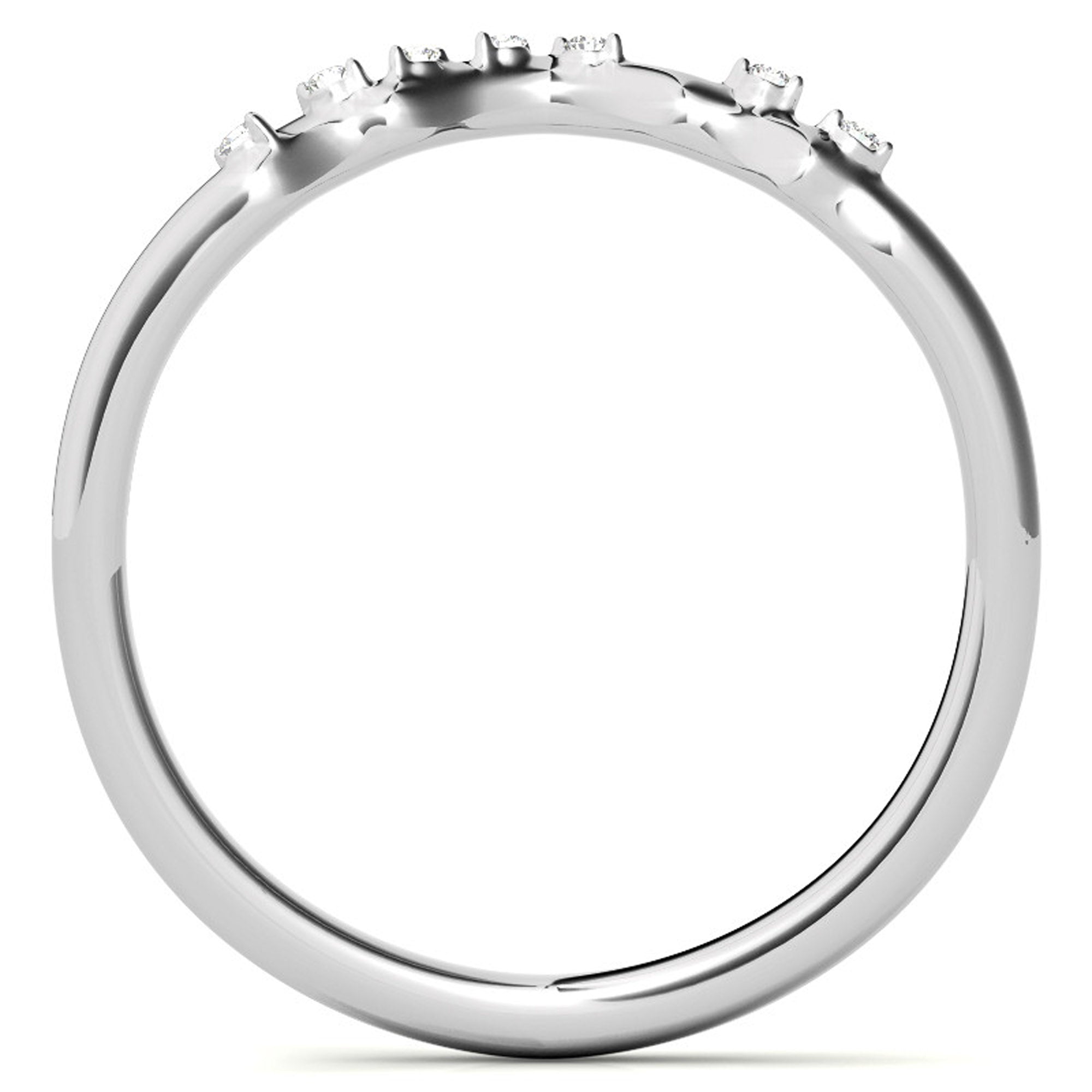 Round Cut Stackable Ring Set