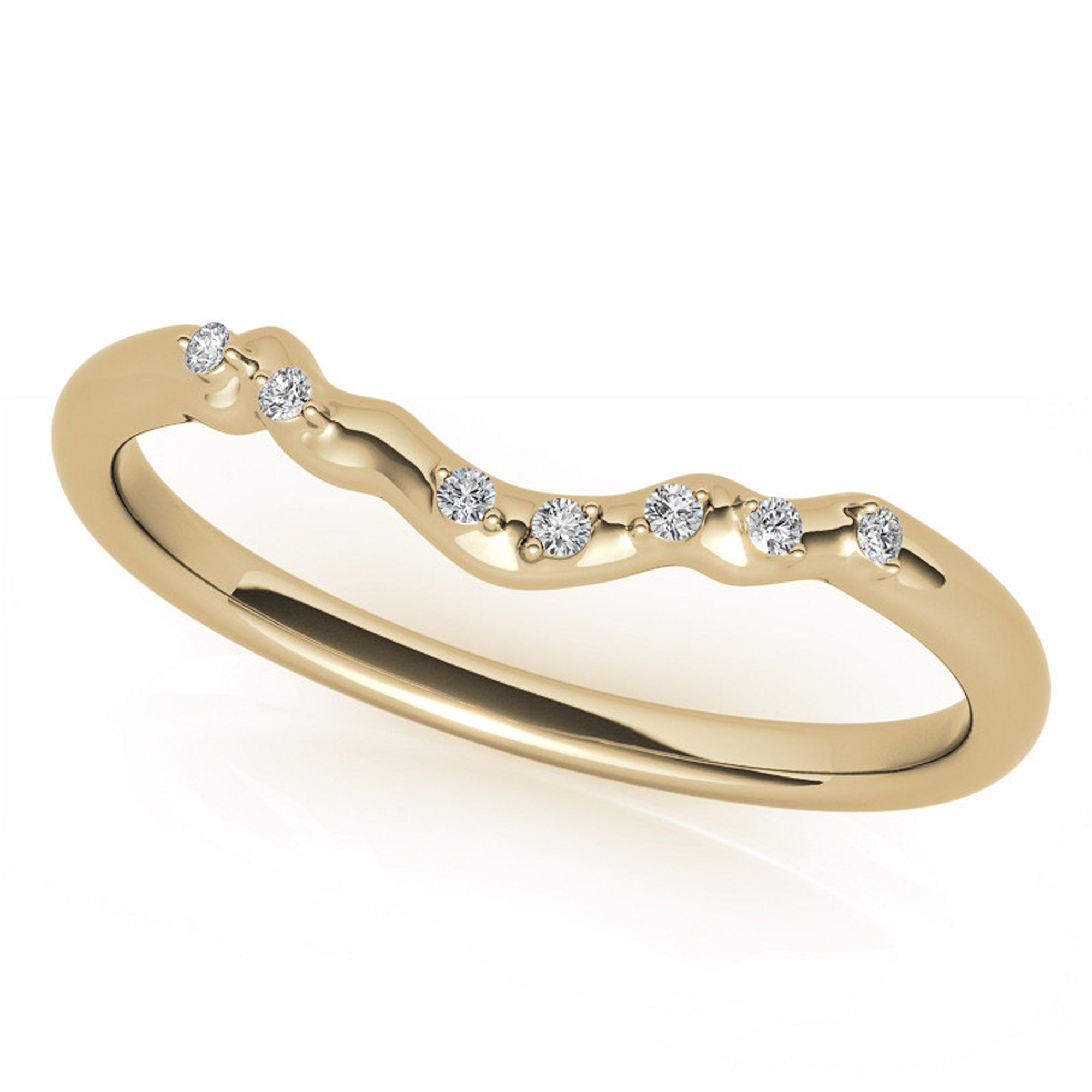 Round Cut Stackable Ring Set