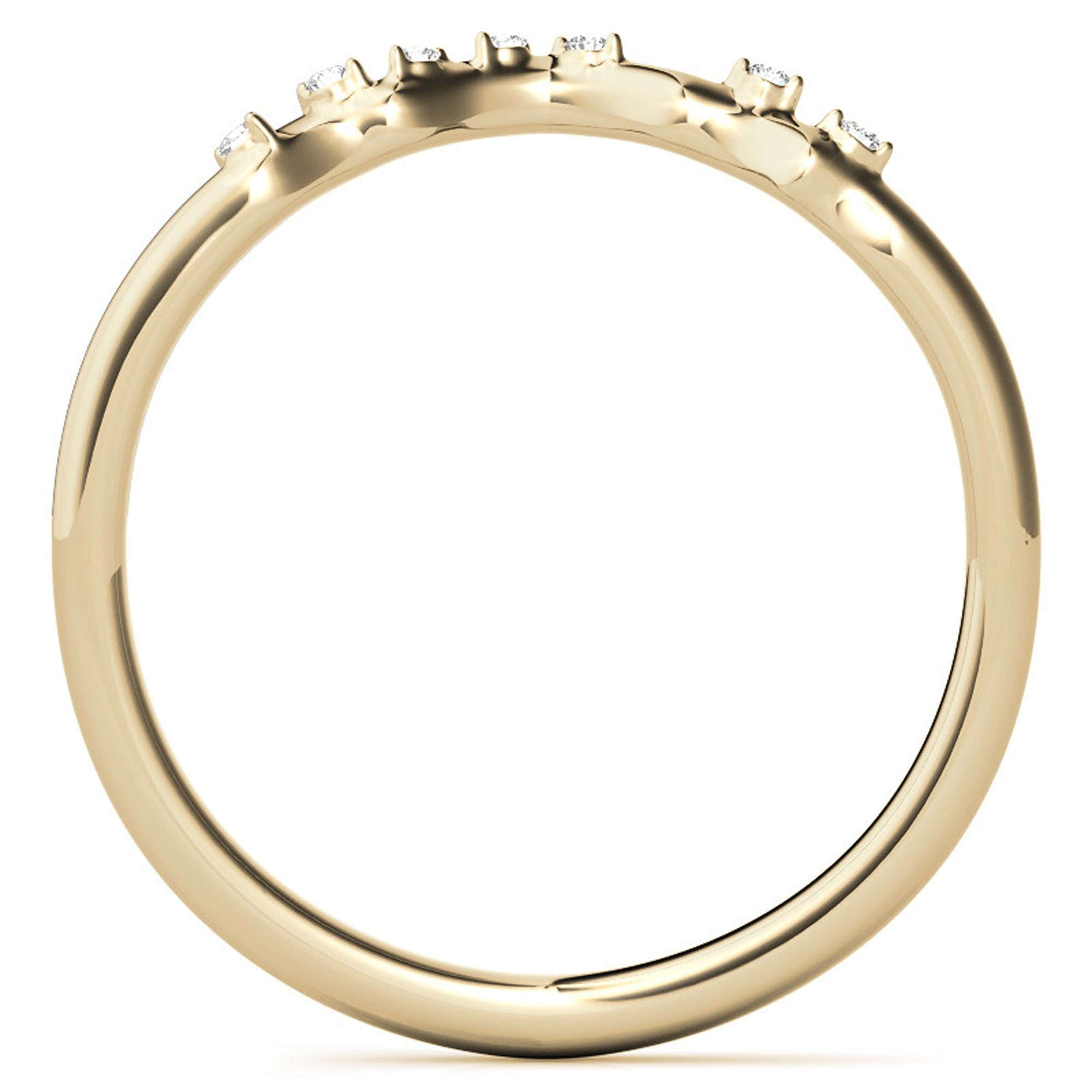 Round Cut Stackable Ring Set