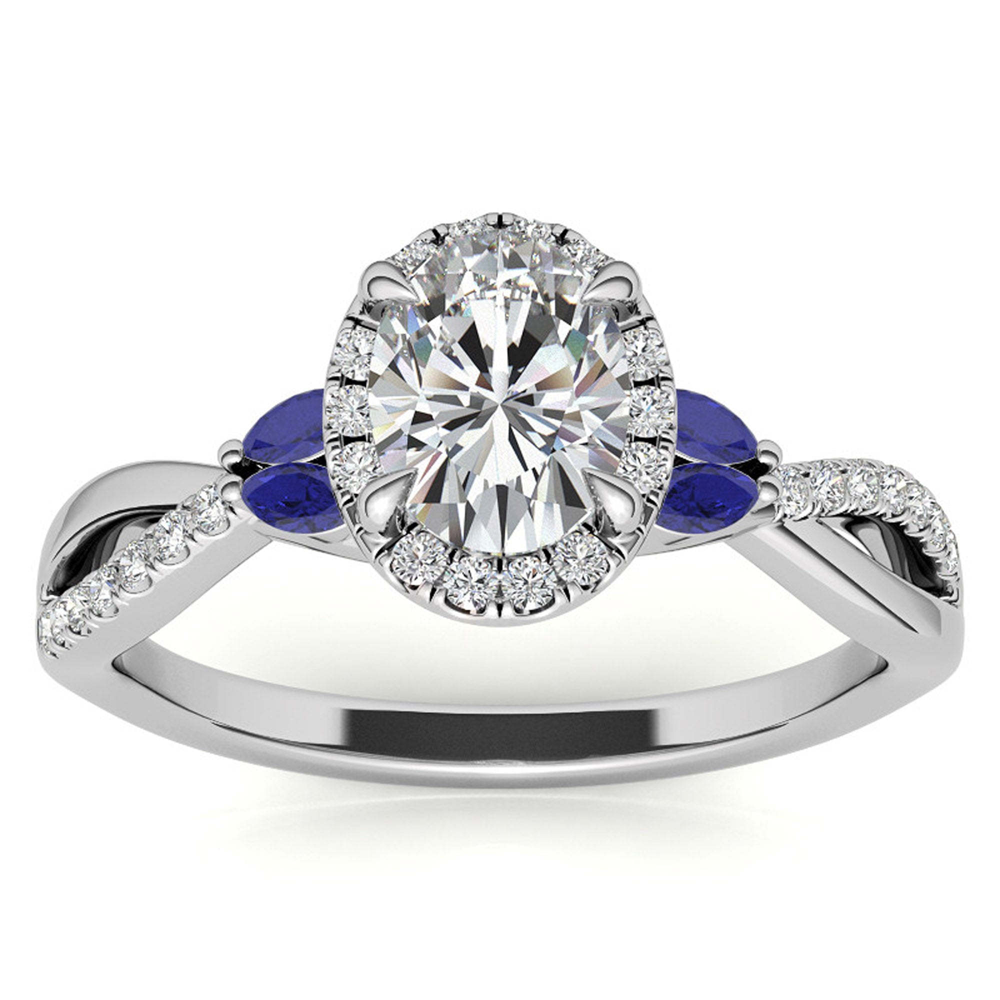 Silver White Shine Stackable Ring