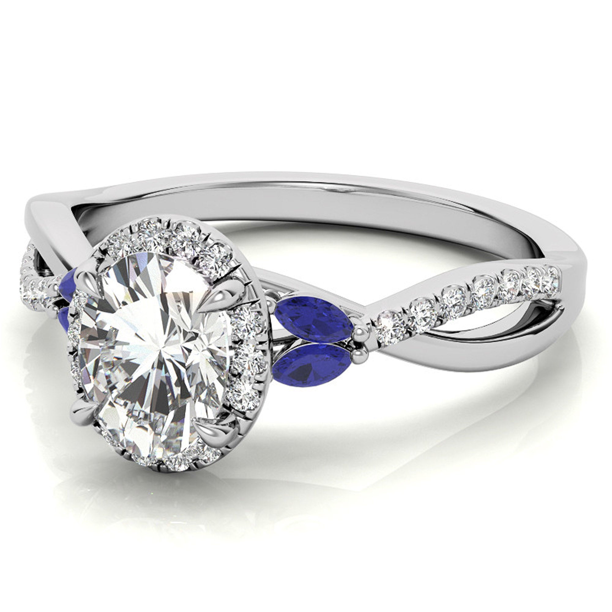 Silver White Shine Stackable Ring