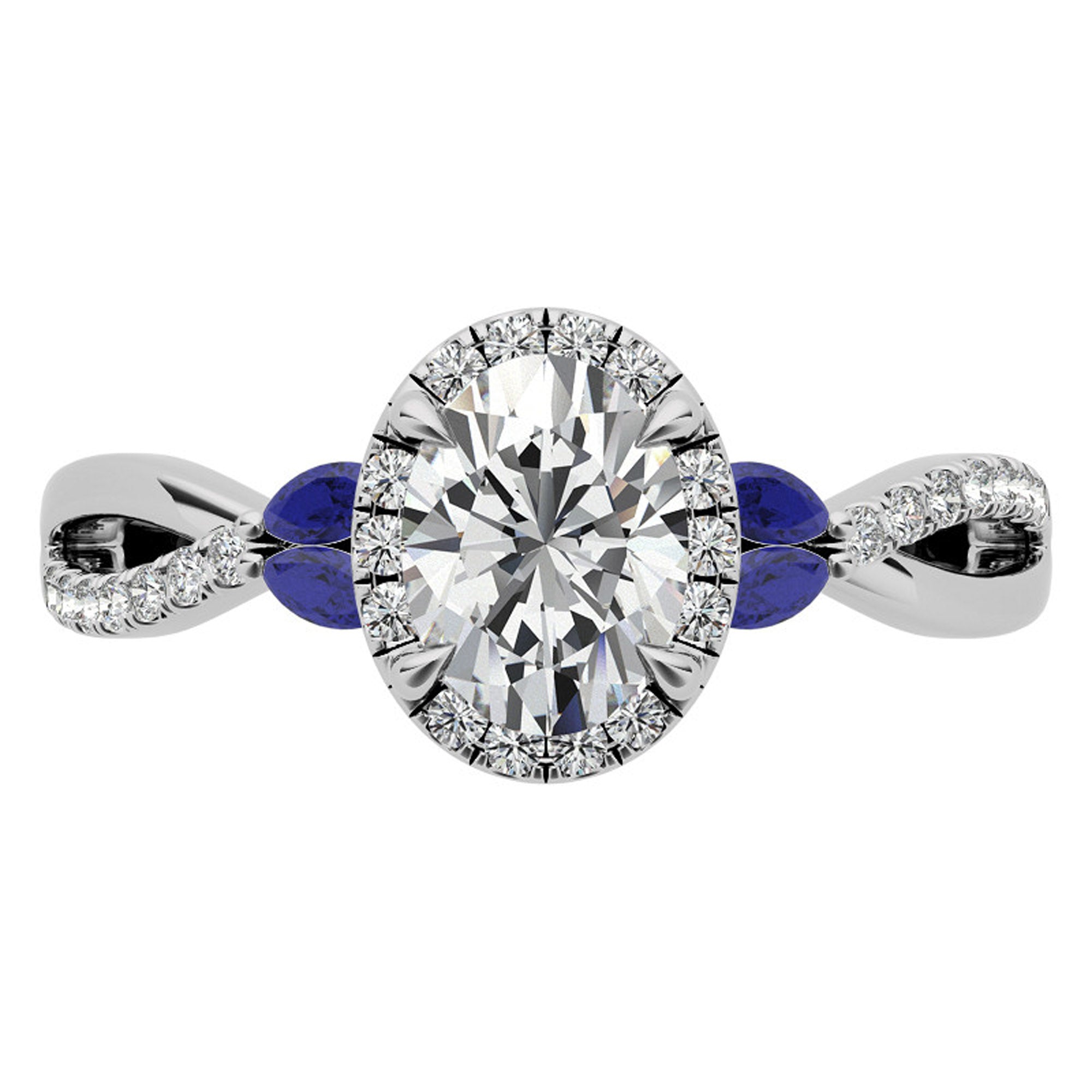 Silver White Shine Stackable Ring
