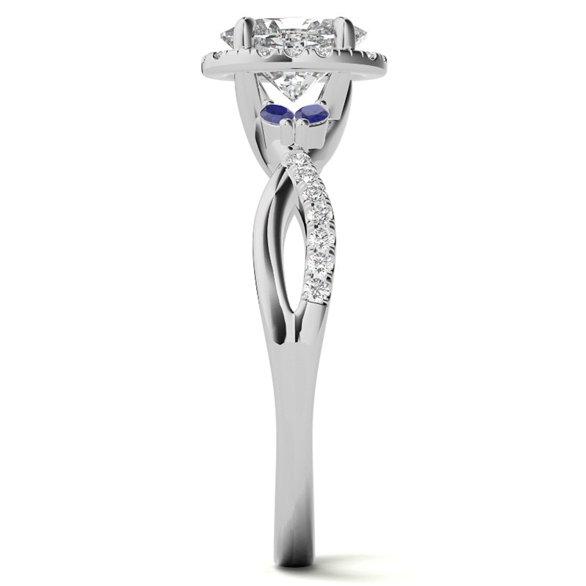 Silver White Shine Stackable Ring