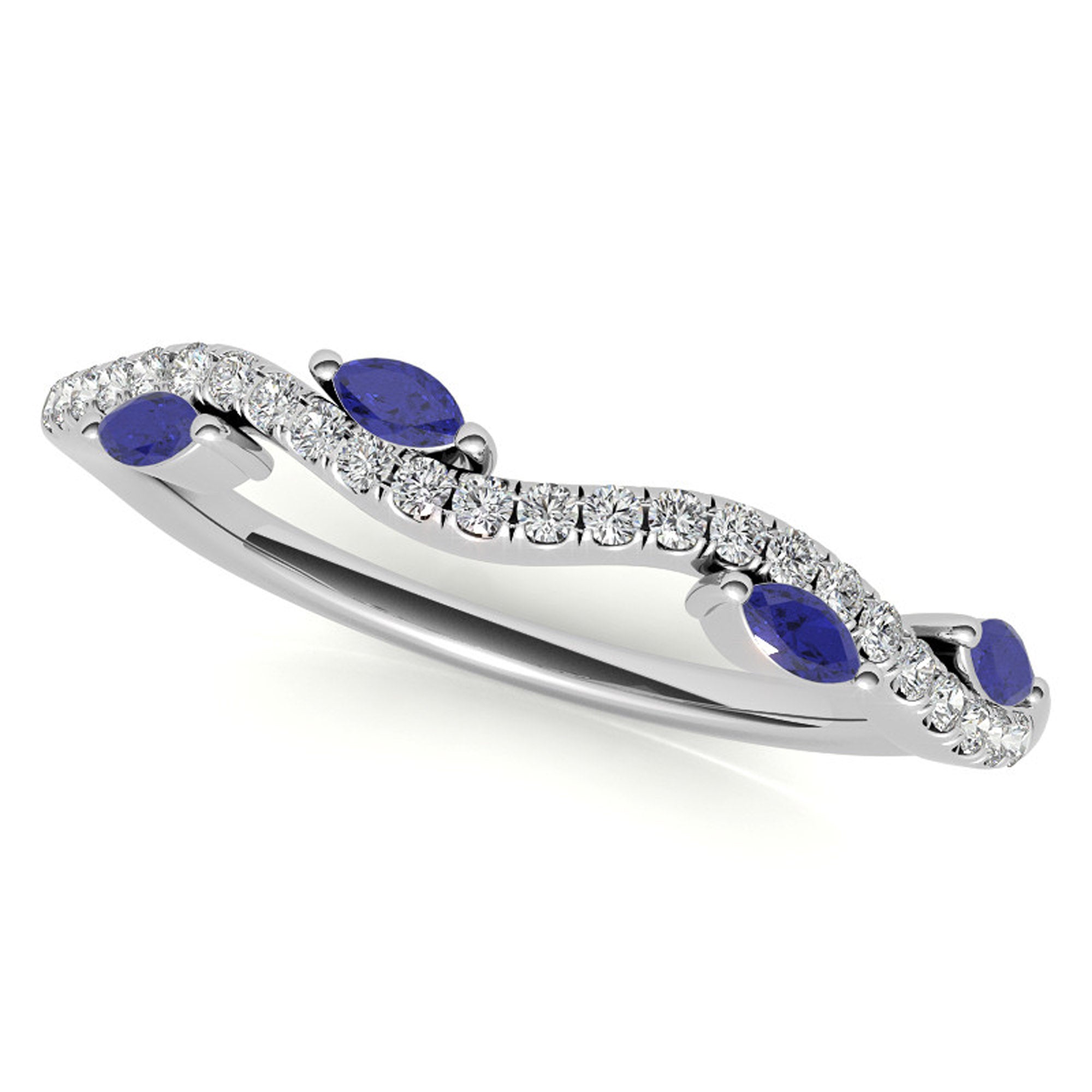 Silver White Shine Stackable Ring