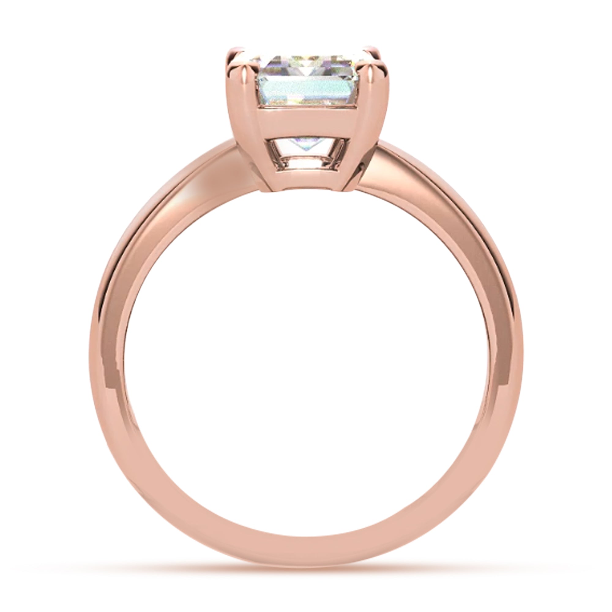 Sparkling Radiant Cut Ring for Her