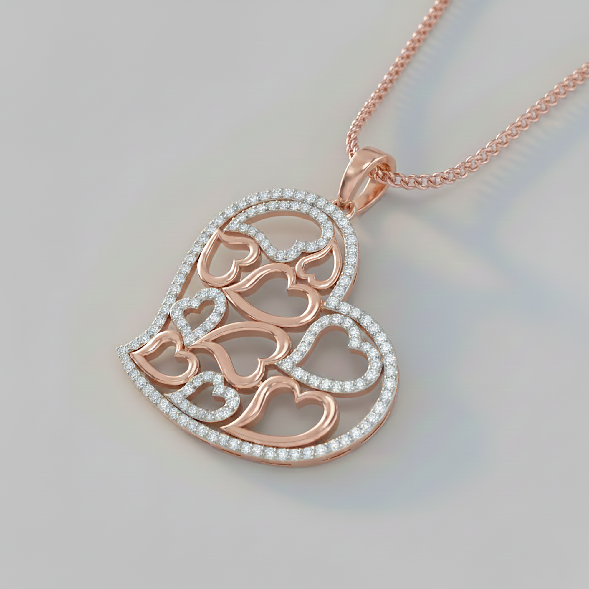 Multi Heart Pendant