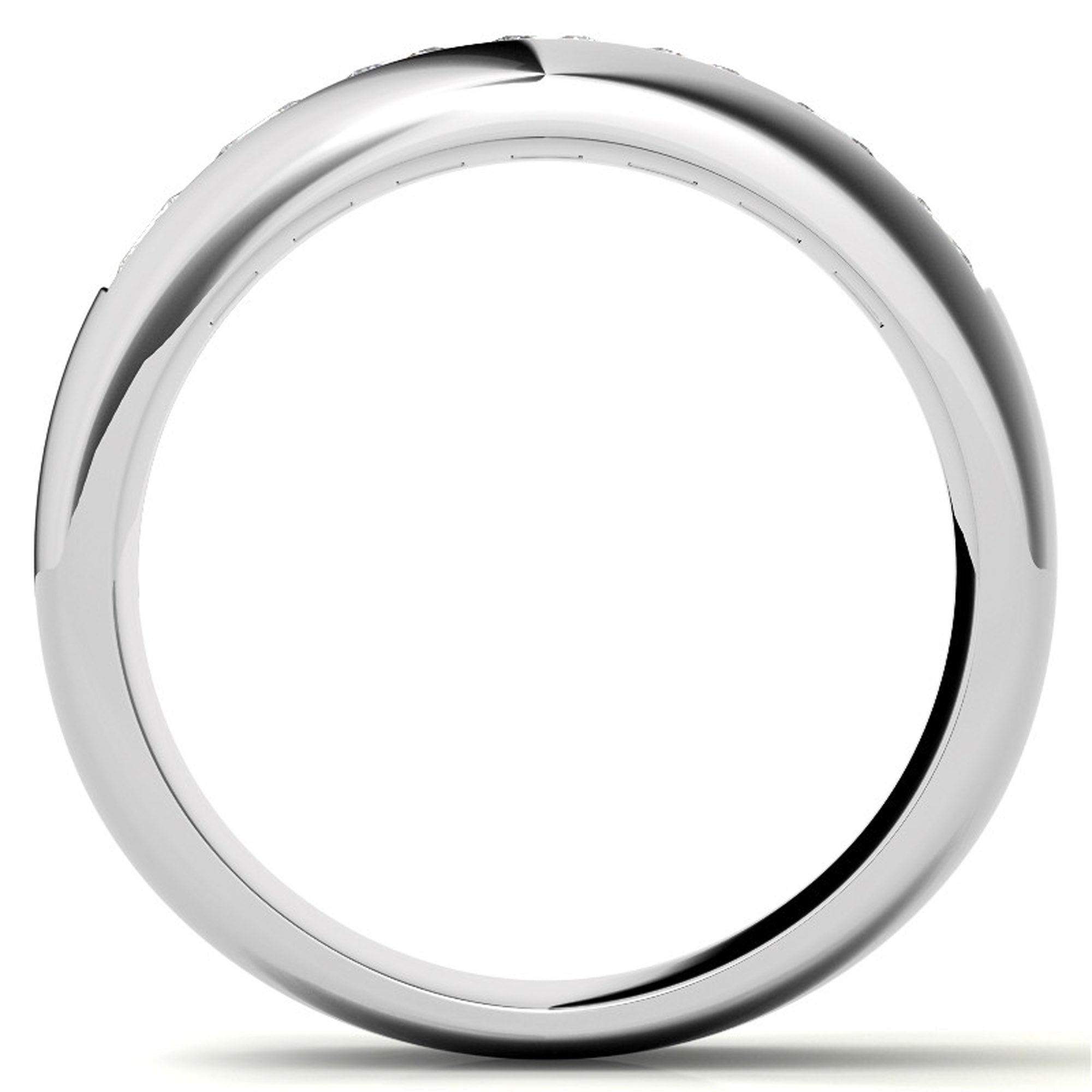 Bold Princess Cut Band Ring
