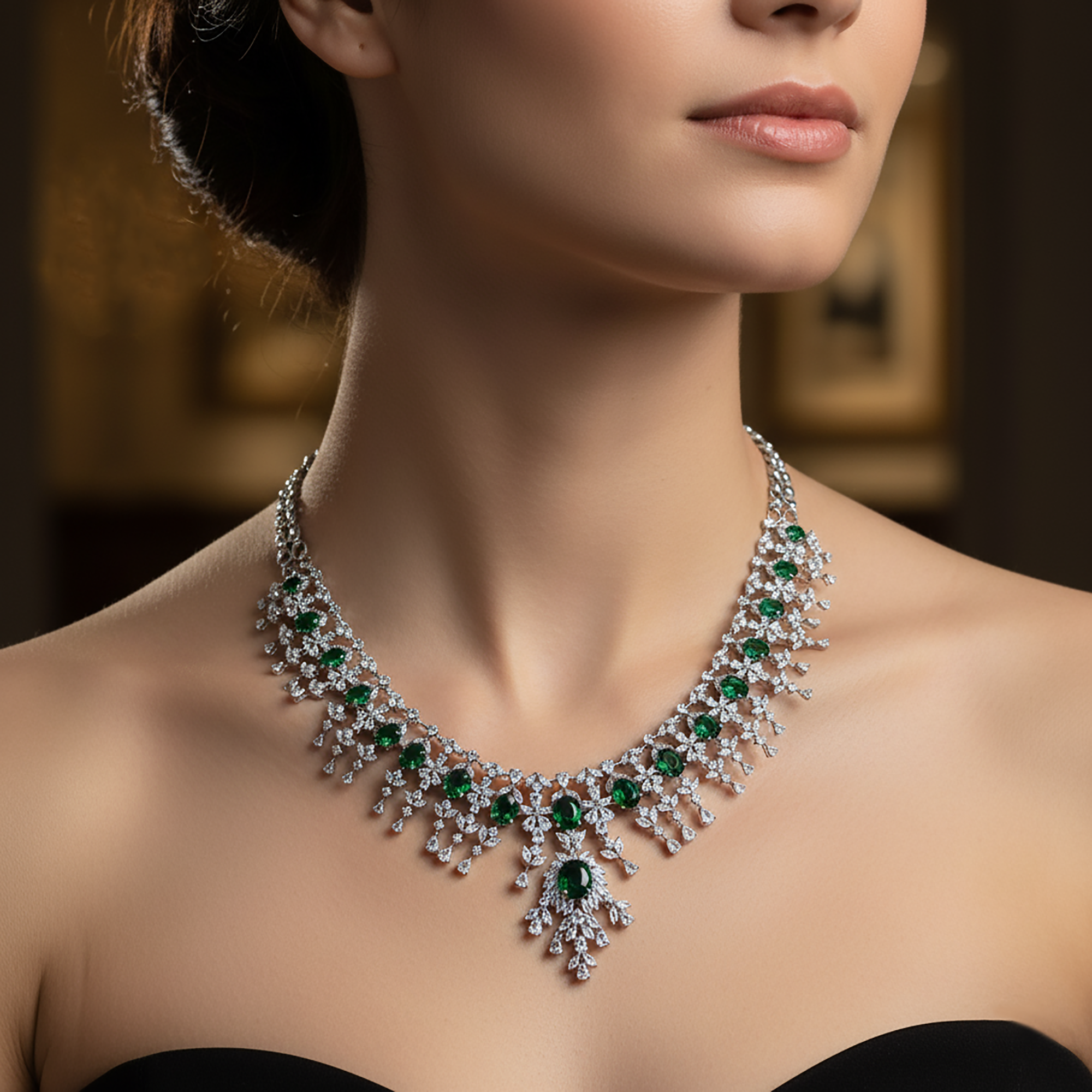 Designer Luxury Gemstone Necklace