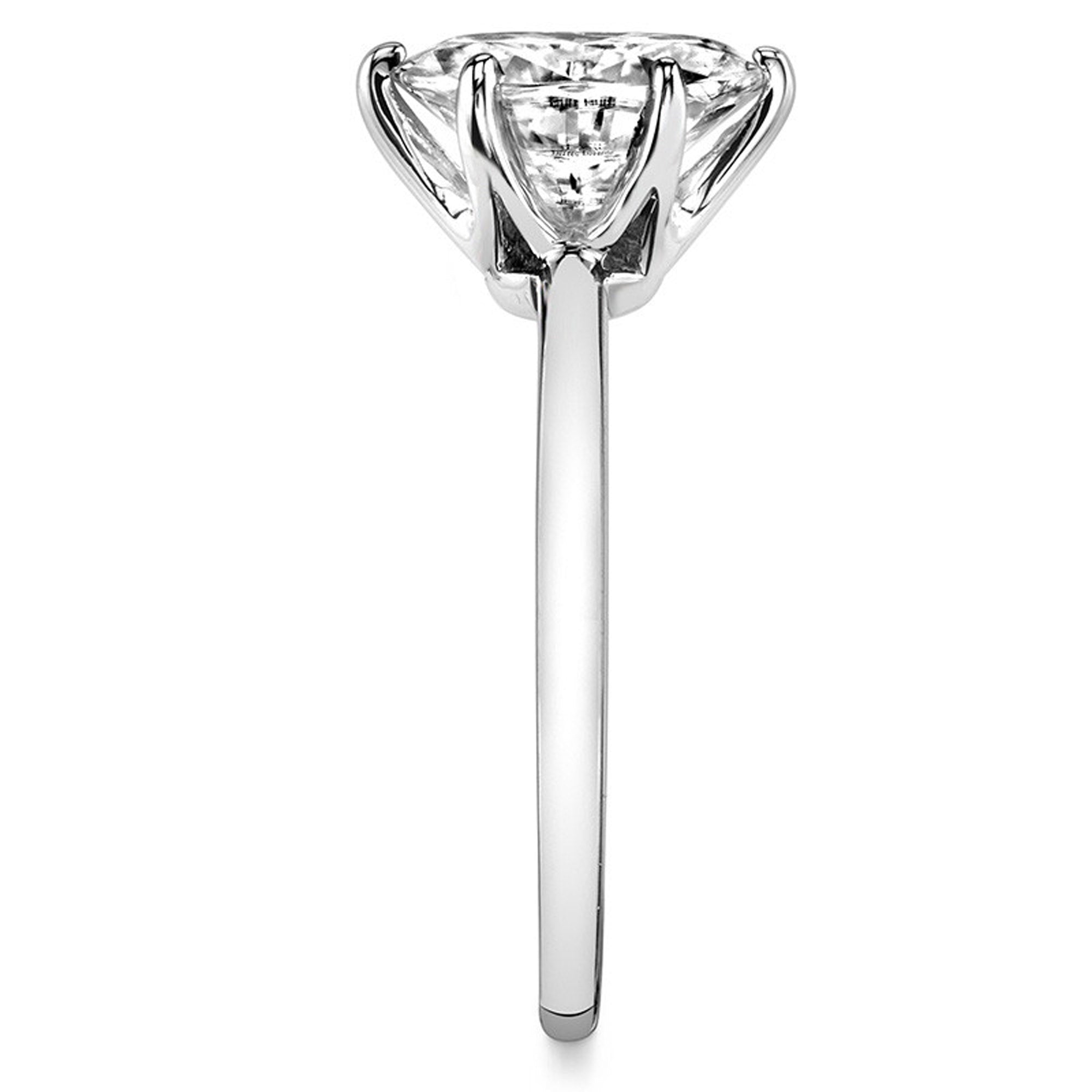 Adjustable Sterling Silver Minimalist White Gold Oval Cut Zircon Solitaire Ring For Women