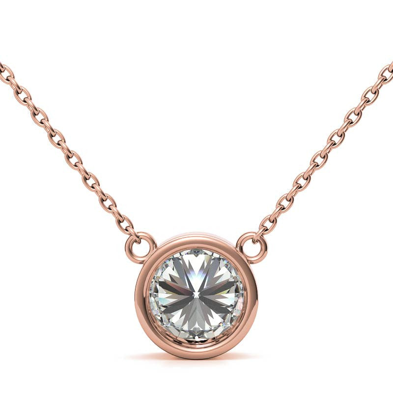 Luxury Bezel Pendant for Women