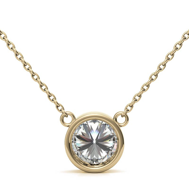 Luxury Bezel Pendant for Women
