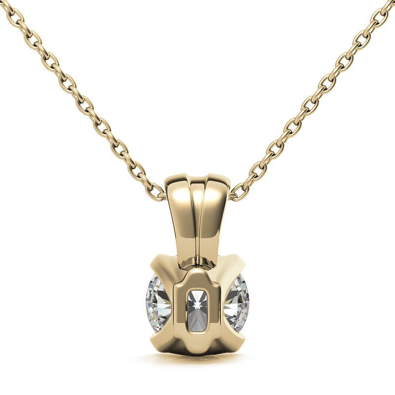 Dainty Yellow Gold Plated Pendant