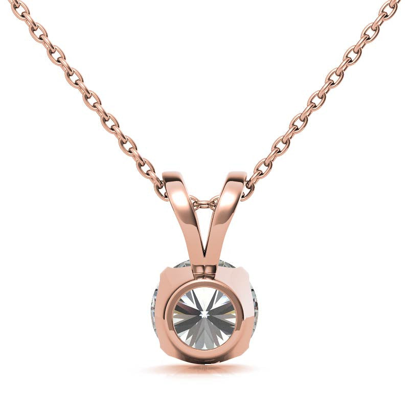 Rose Gold Plated Sterling Silver Pendant
