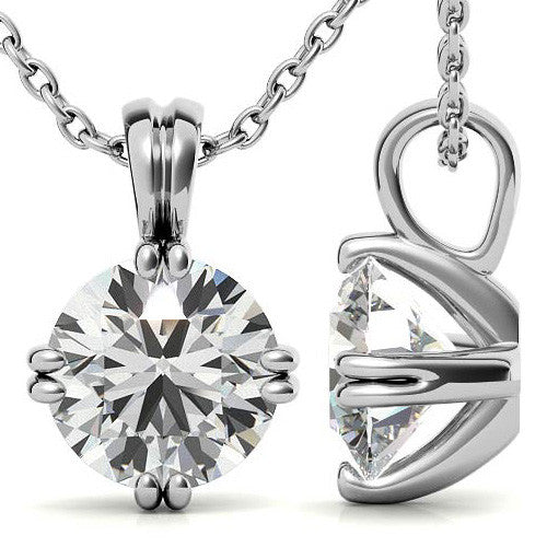 Glamorous White Gold Plated Pendant for Women's