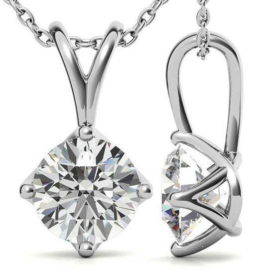 Elegant Solitaire Pendant