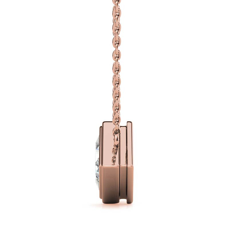 Dainty Princess Cut Pendant for Women’s