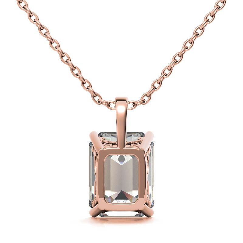 Statement Emerald Cut Pendant