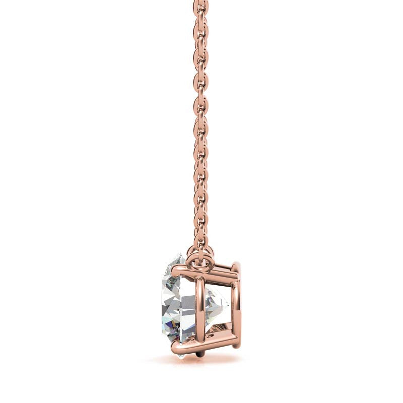 Elegant American Diamond Solitaire Pendant