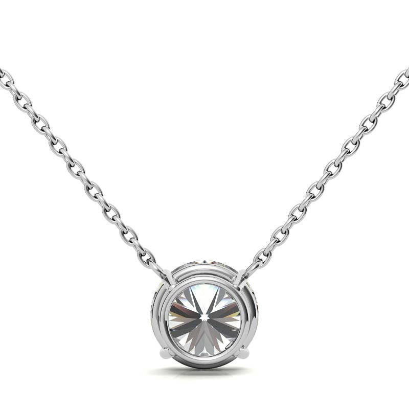 Simple Elegant White Gold Plated Pendant