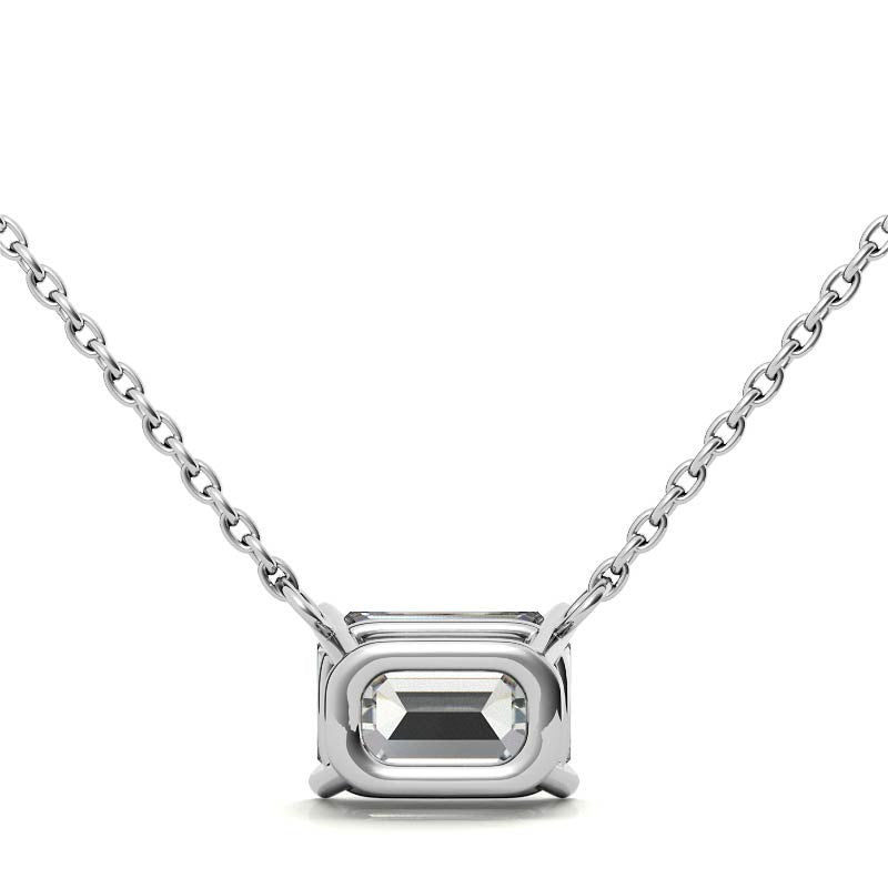 Emerald Cut American Diamond Pendant