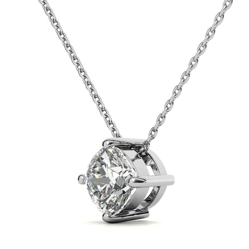 Cushion Cut Solitaire Pendant