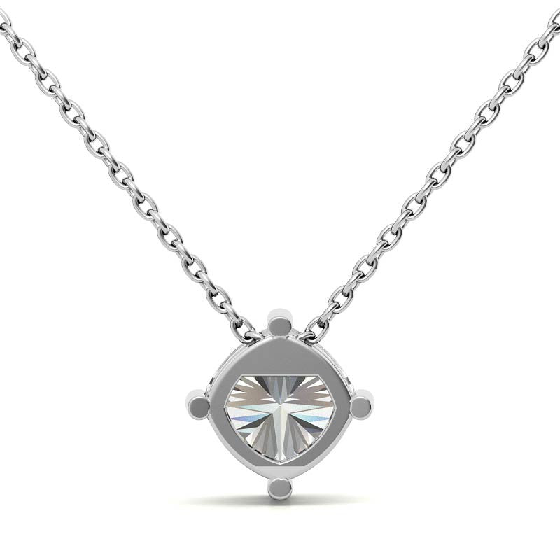 Cushion Cut Solitaire Pendant