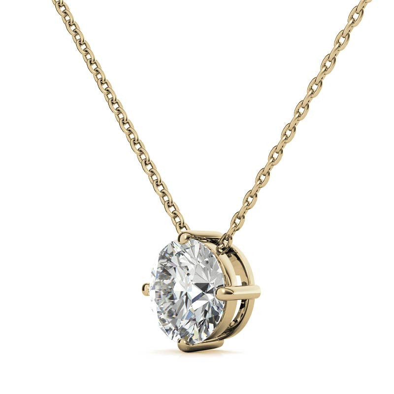 Sterling Silver Prong Set Pendant