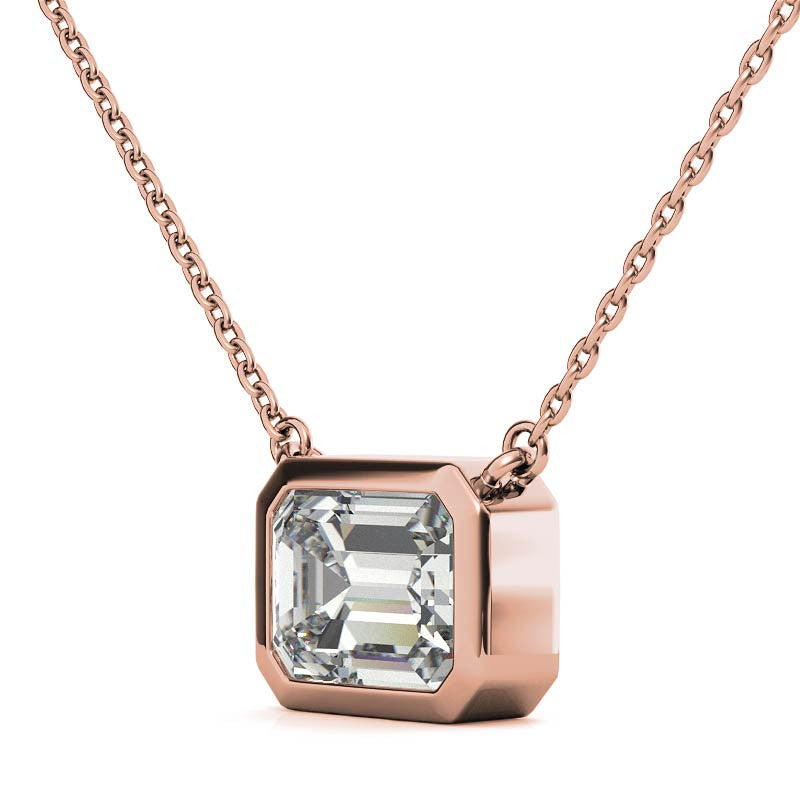 Timeless Emerald Cut Pendant for Women’s