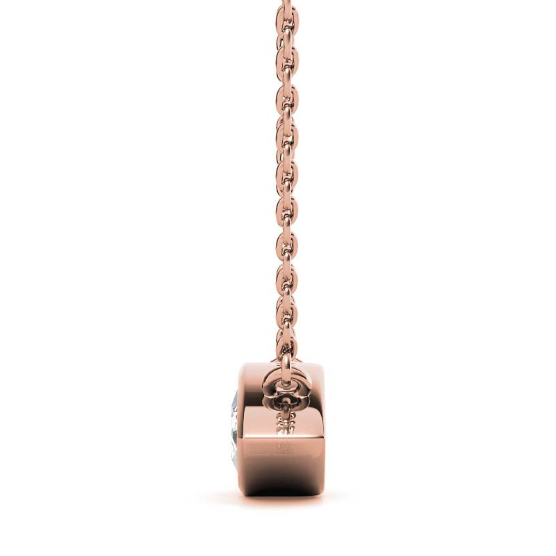 Elegant Marquise Cut Sterling Silver Pendant