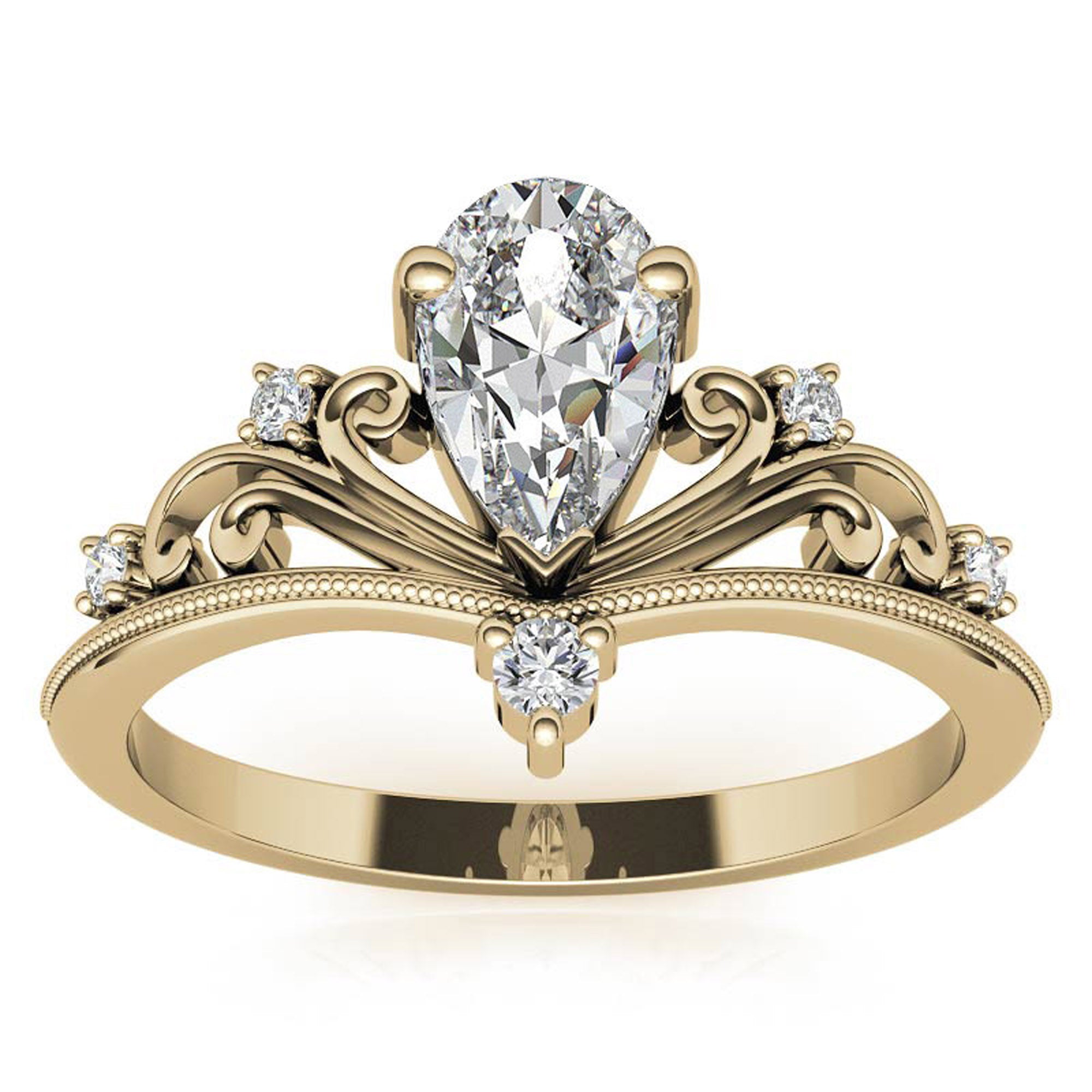 Silver Princess Inspired Ring