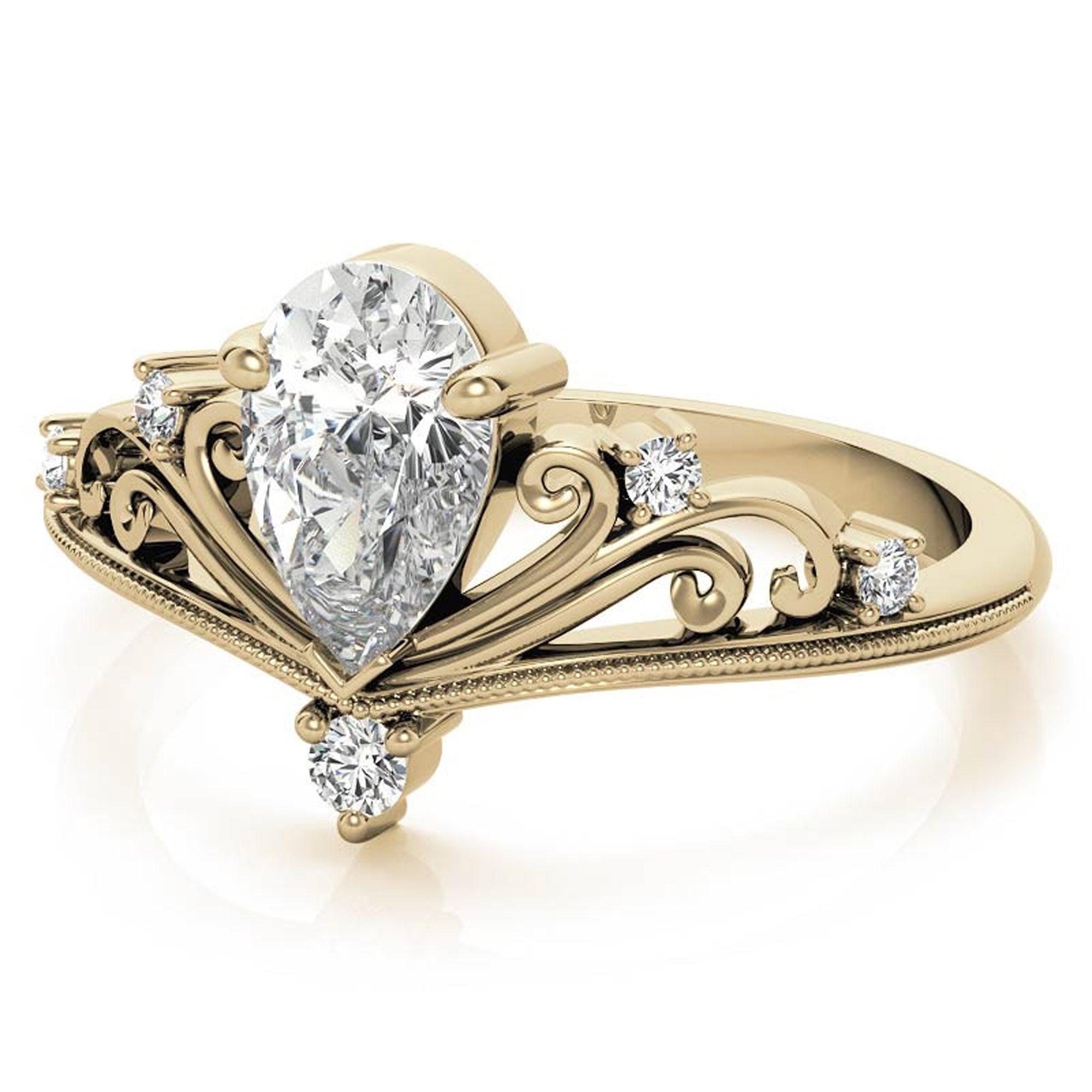Silver Princess Inspired Ring