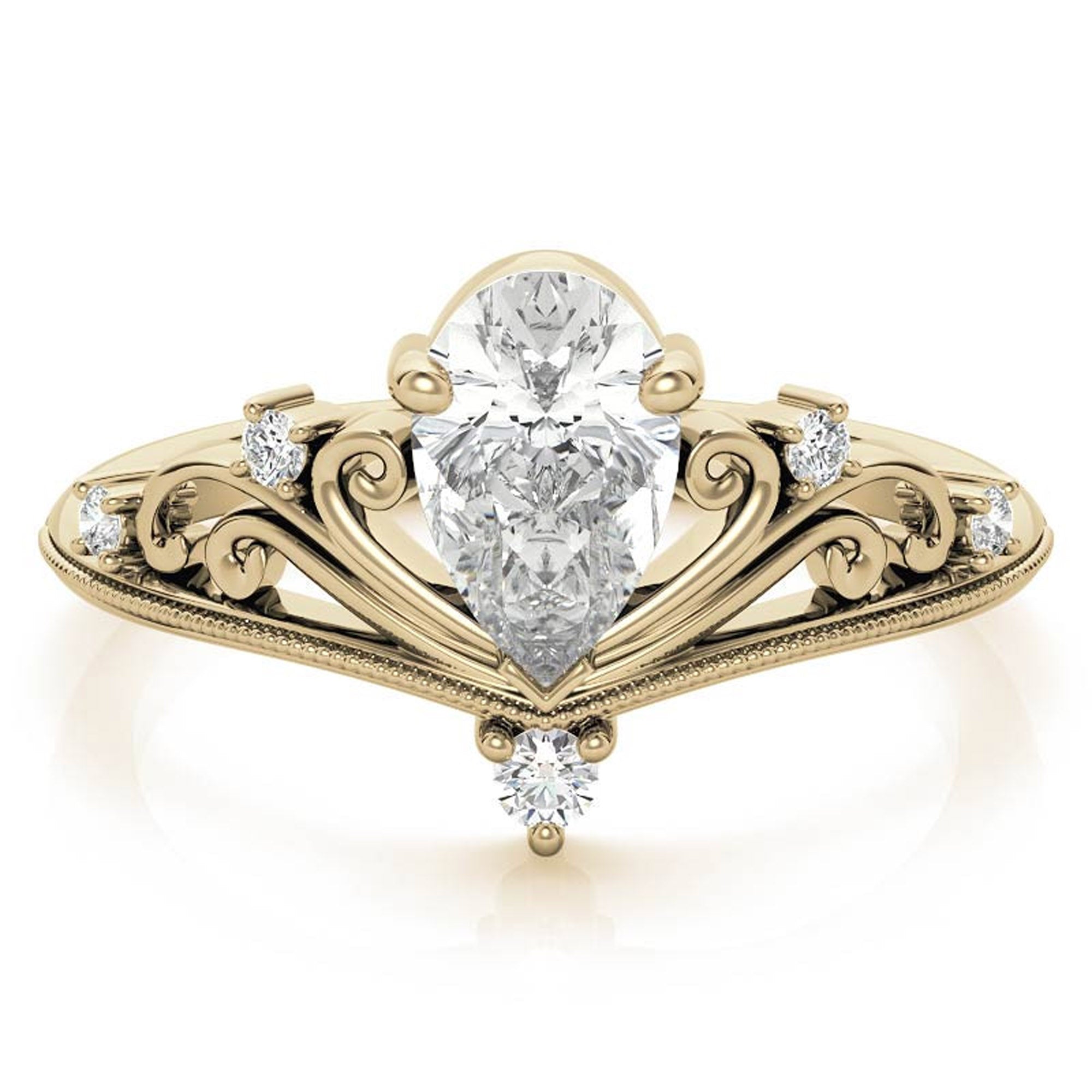 Silver Princess Inspired Ring