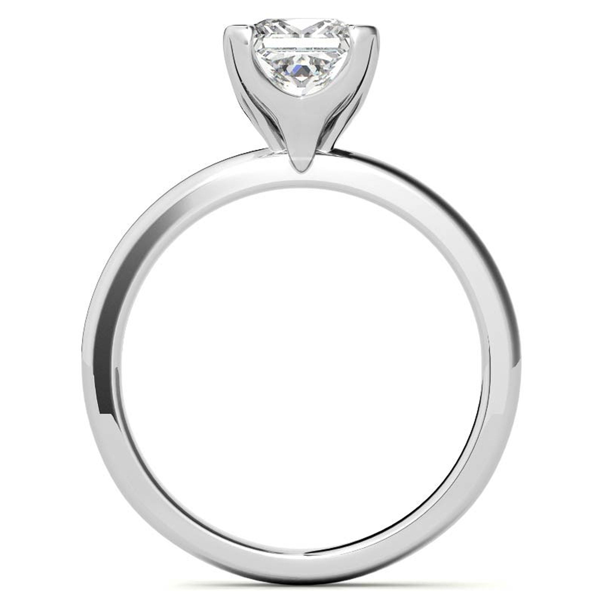 Classic Princess Cut Solitaire Ring