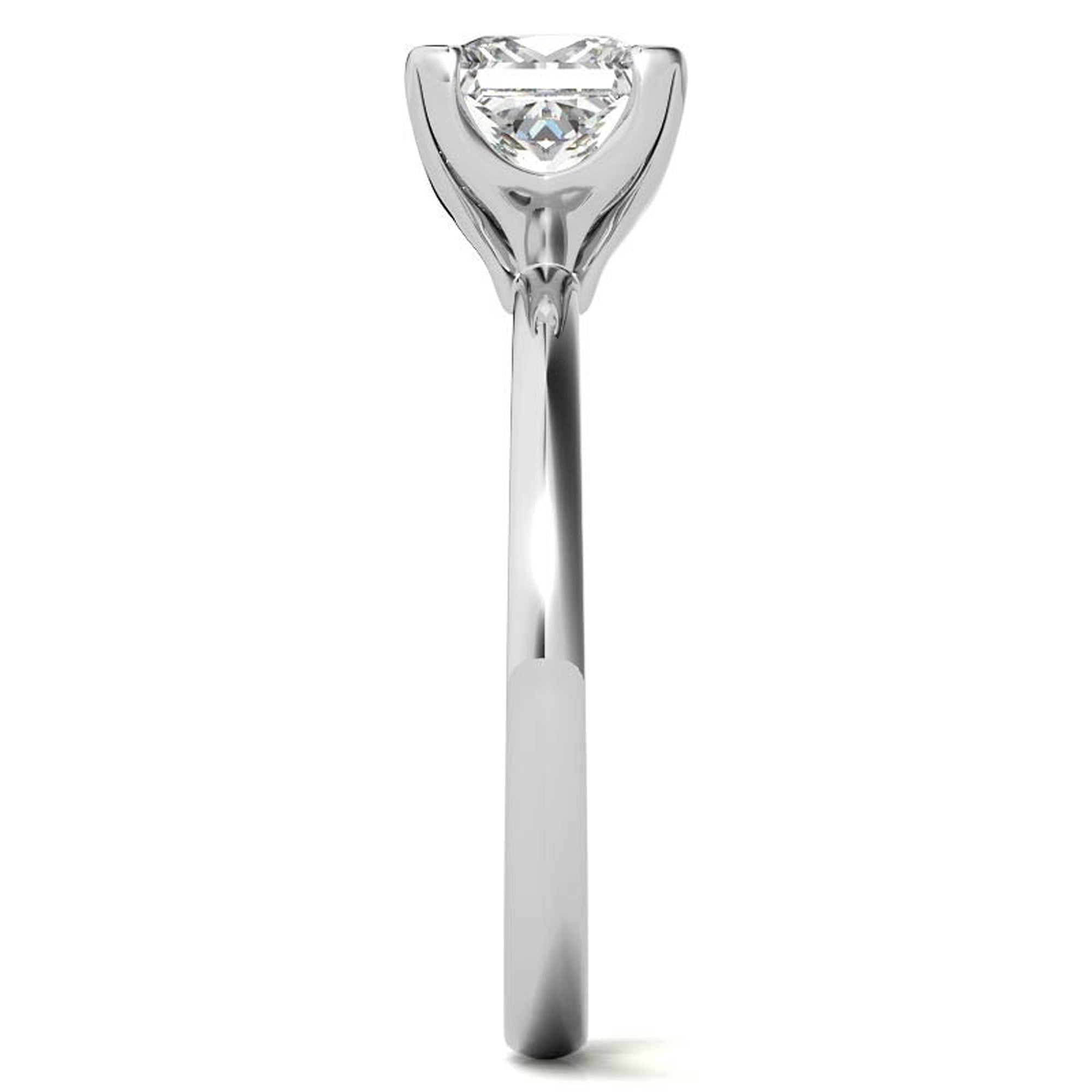 Classic Princess Cut Solitaire Ring