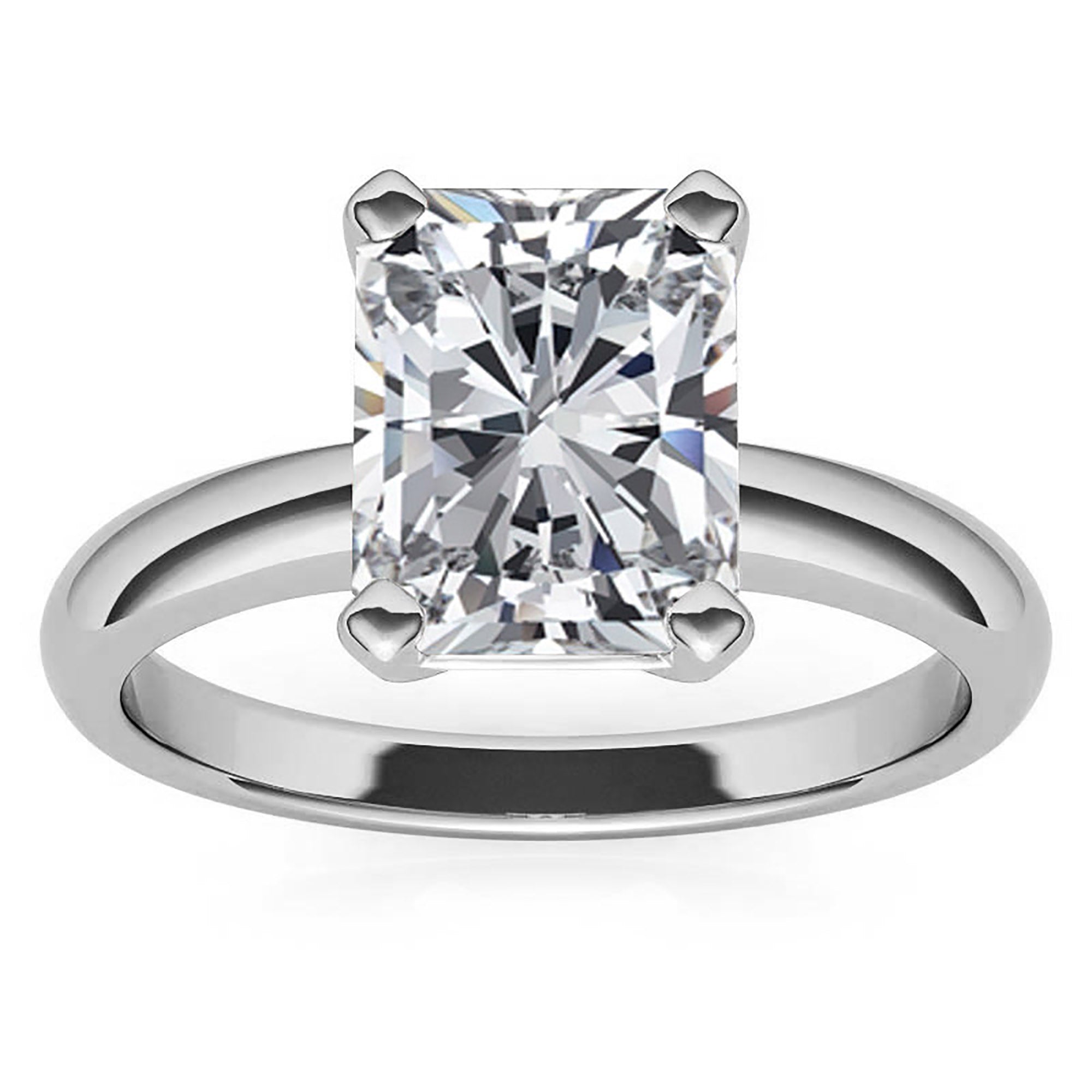Sparkling Radiant Cut Ring for Her