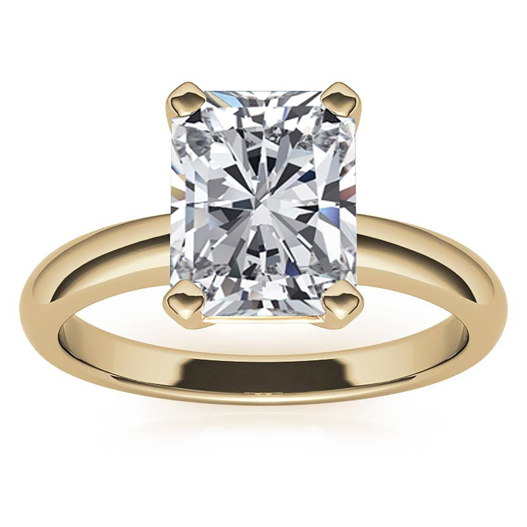 Sparkling Radiant Cut Ring for Her
