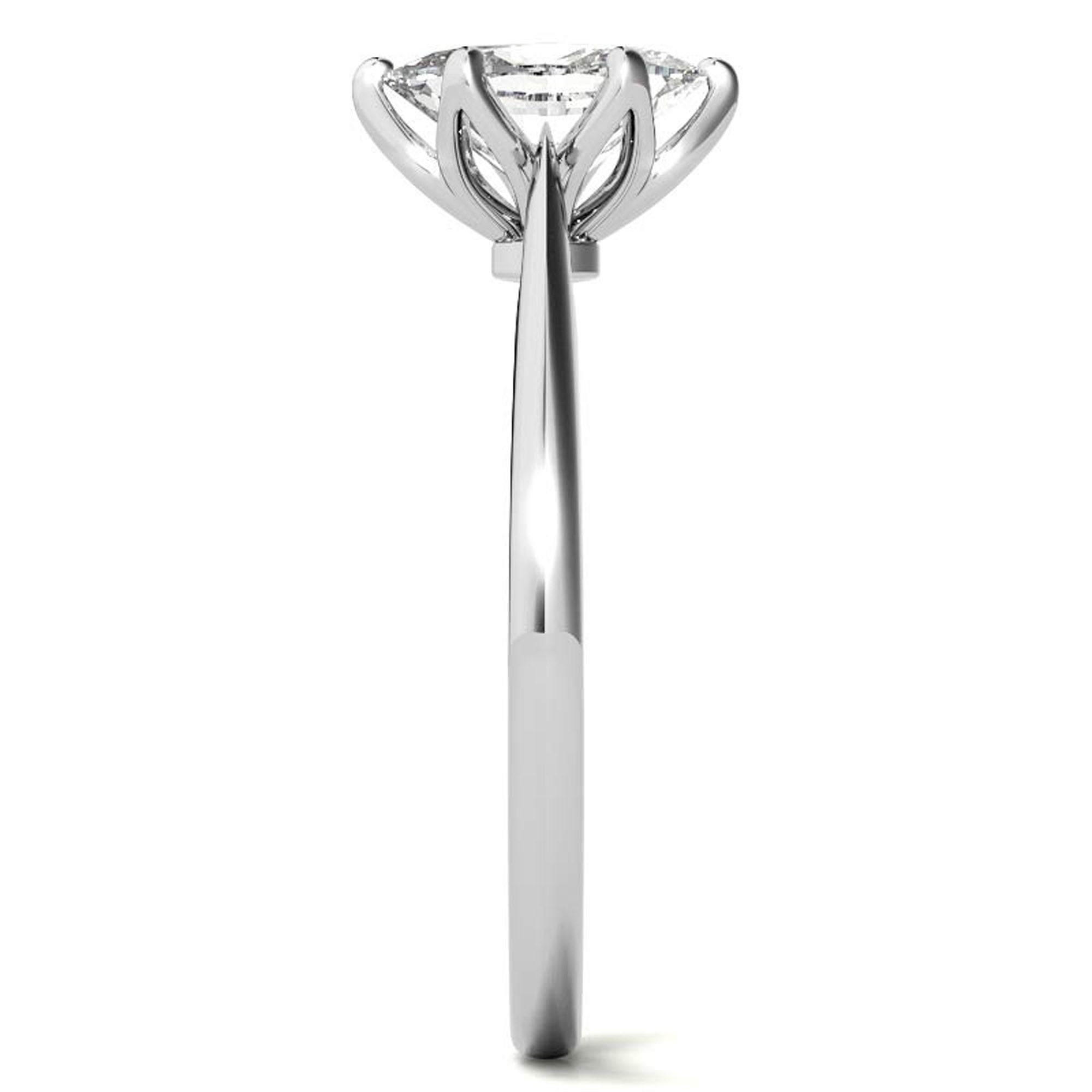 Silver Radiant Oval Ring