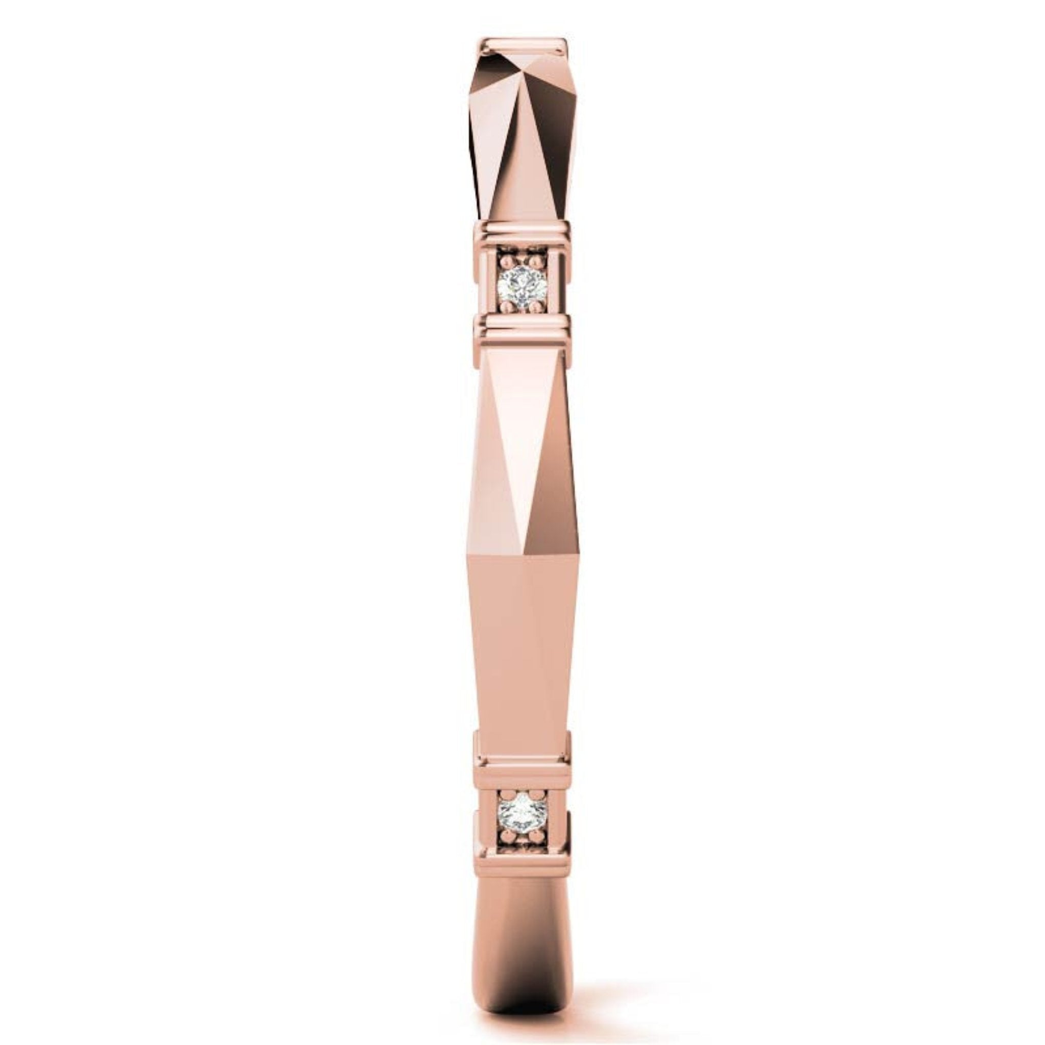 Elegant Party Wear Rose Gold Plated Ring