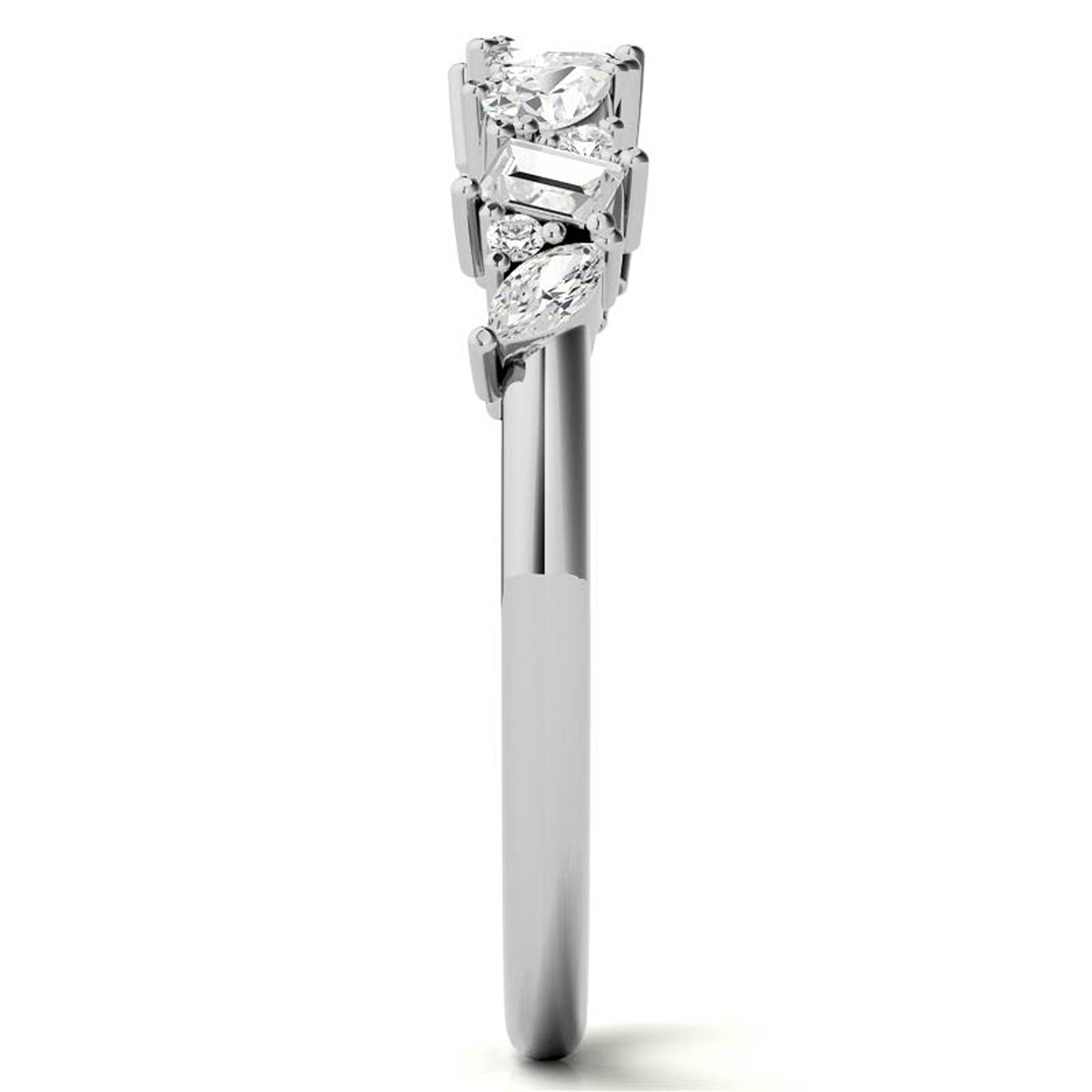 Classic Multi Cut Wedding Ring