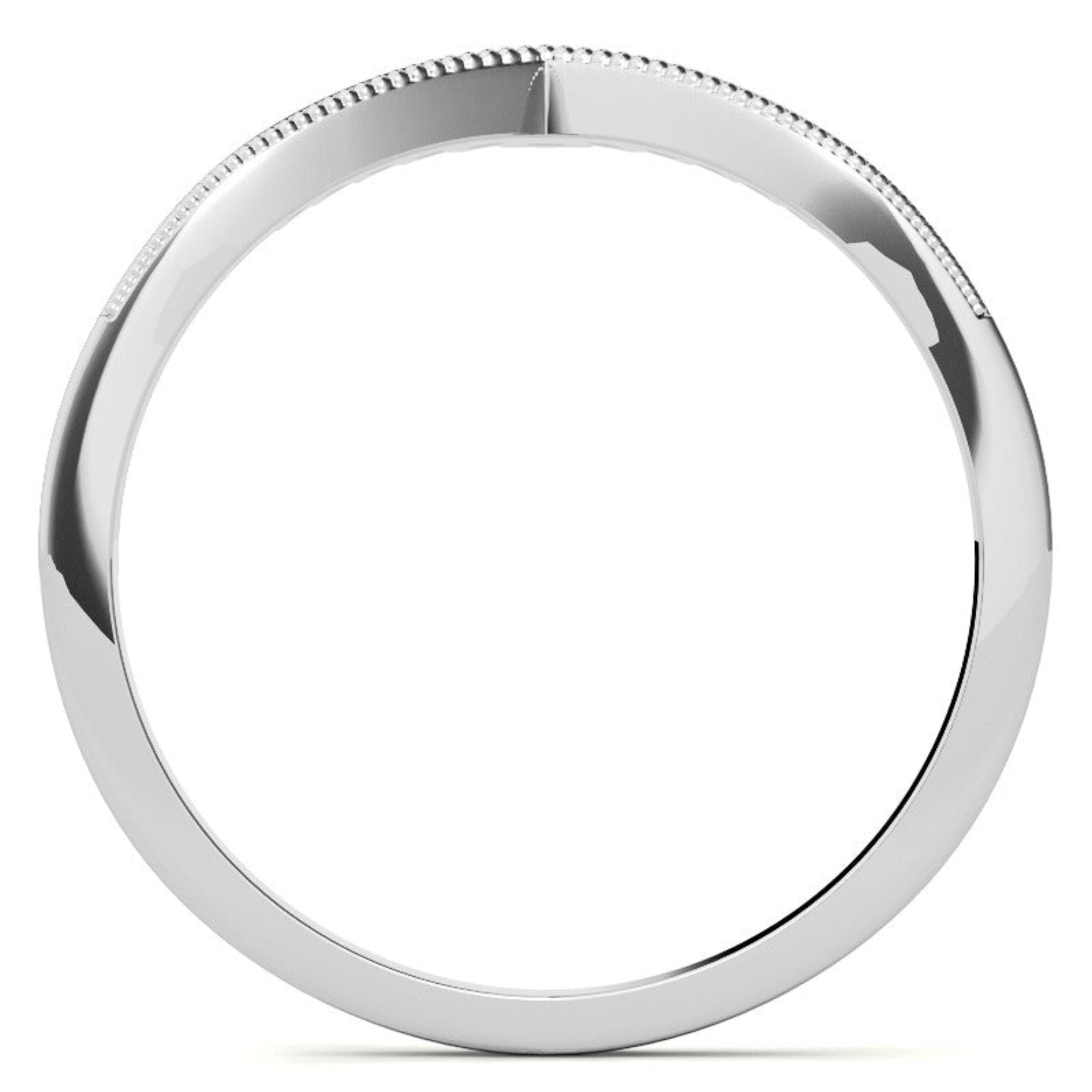 Adjustable Elegant Sterling Silver White Gold V-Shaped Chevron Diamond Ring For Women