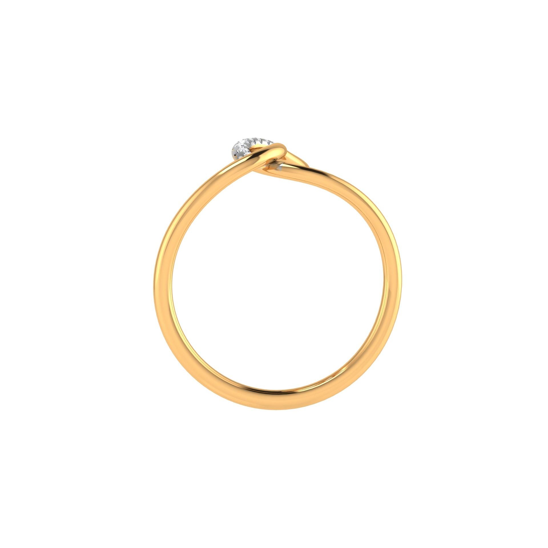 Silver Yellow Gold Adjustable Unconventional Twisted Artistic Modern Ring for Women