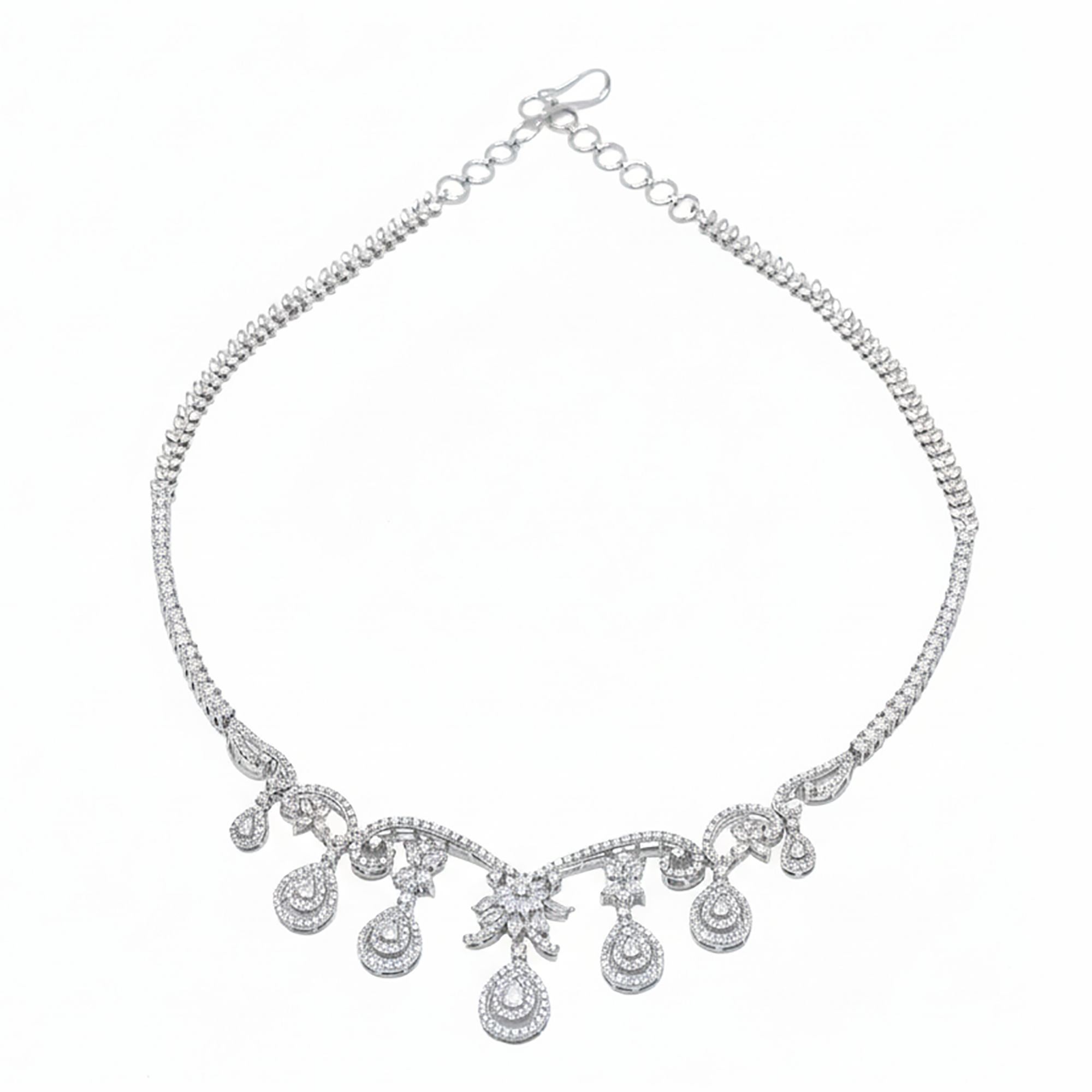 Timeless White Gold Diamond Necklace