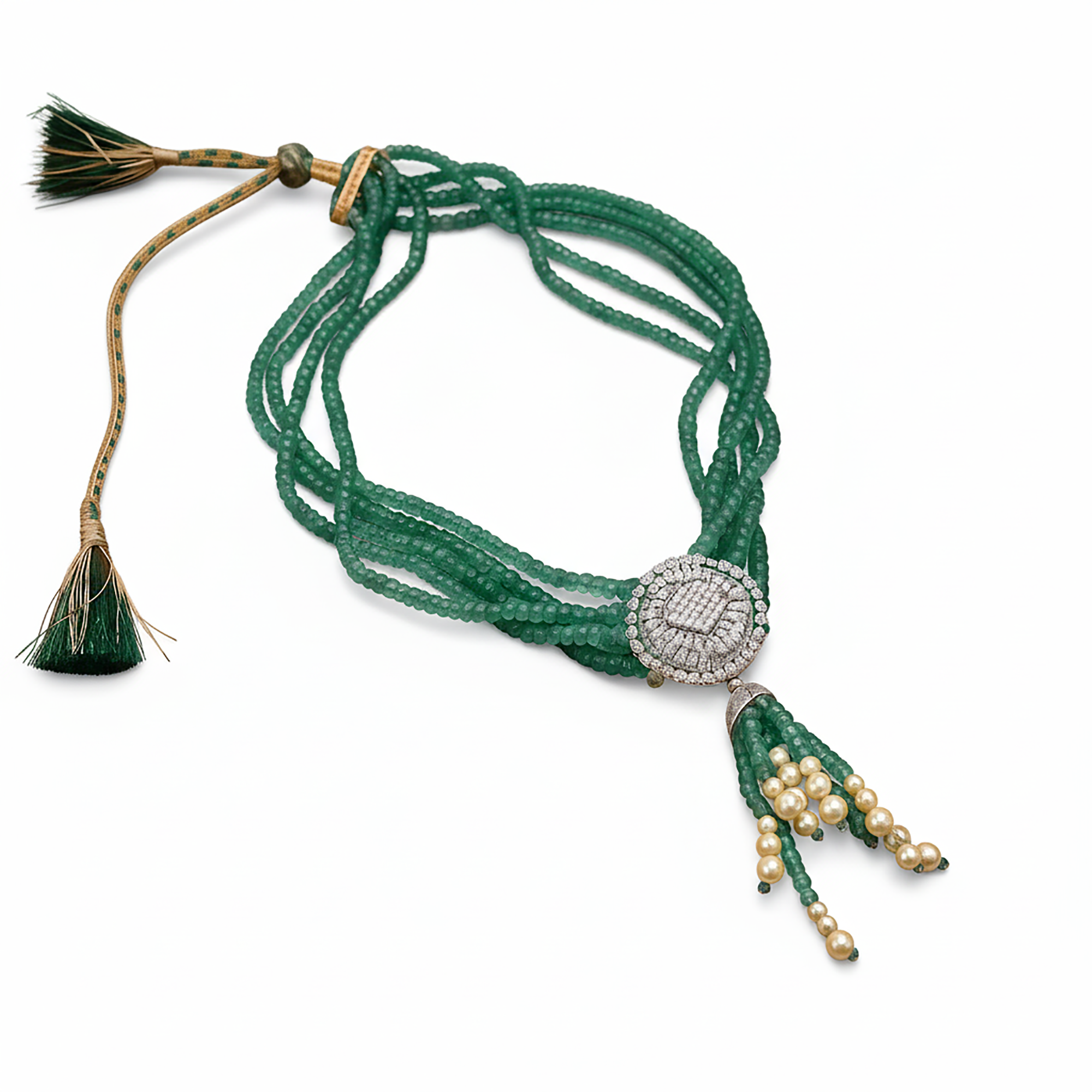 Executive Multi Layered Beaded Necklace