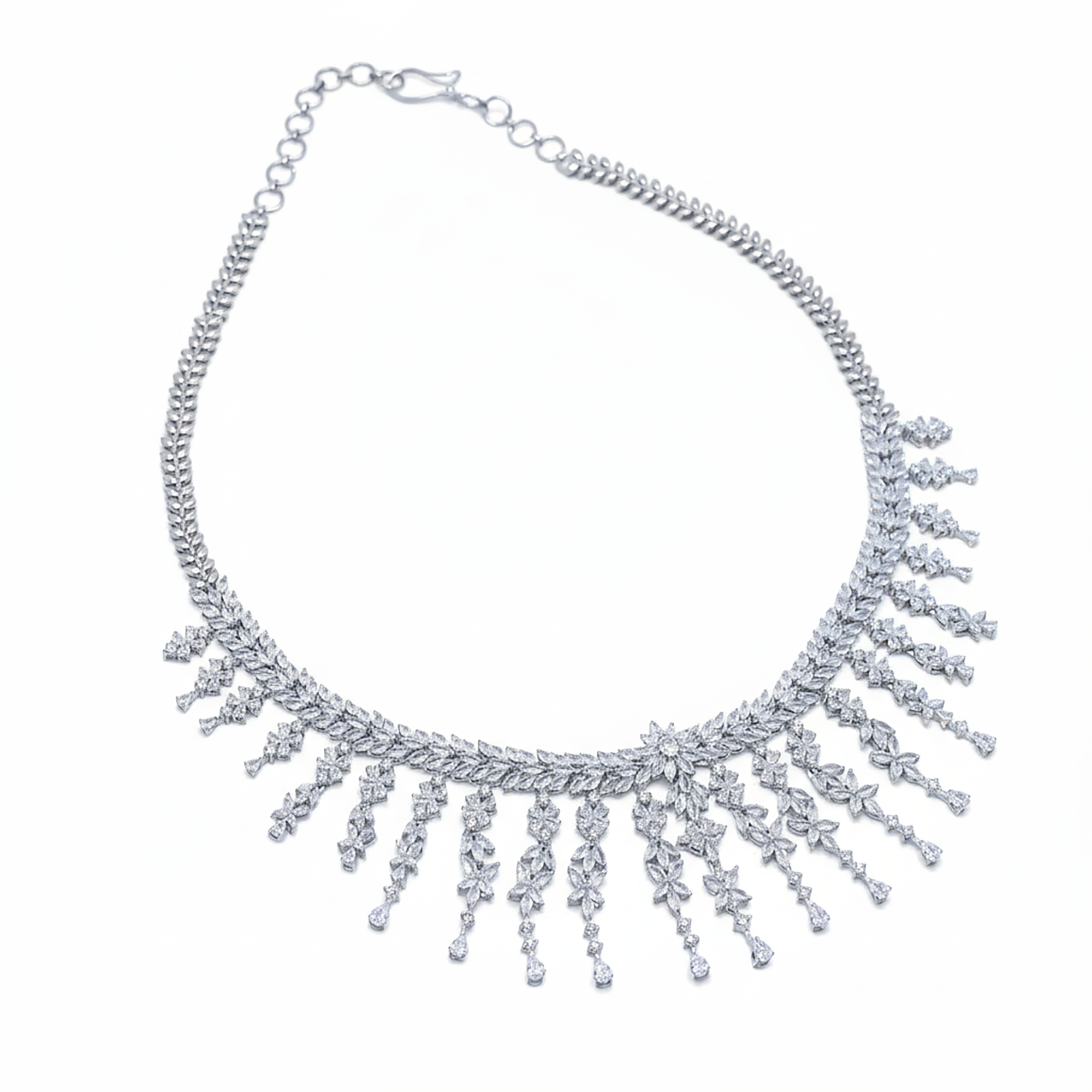 American Diamond Statement Necklace