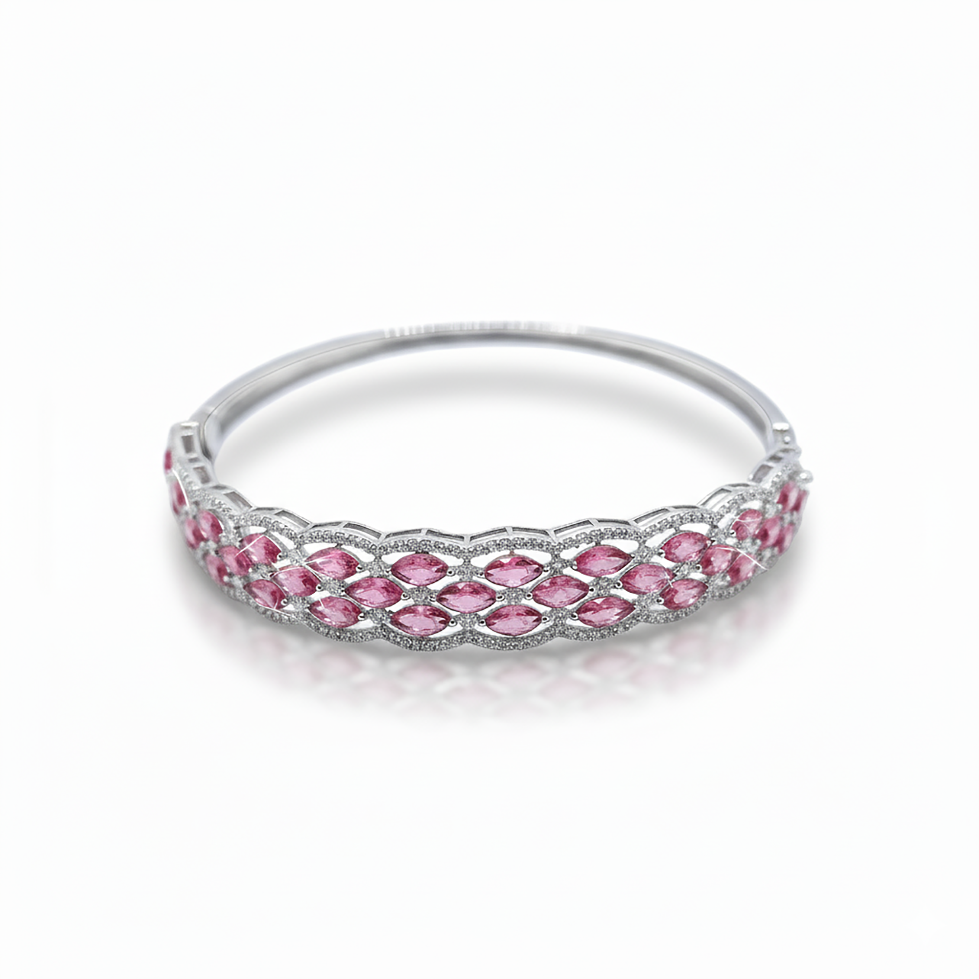 Marquise Ruby Openable Bracelet