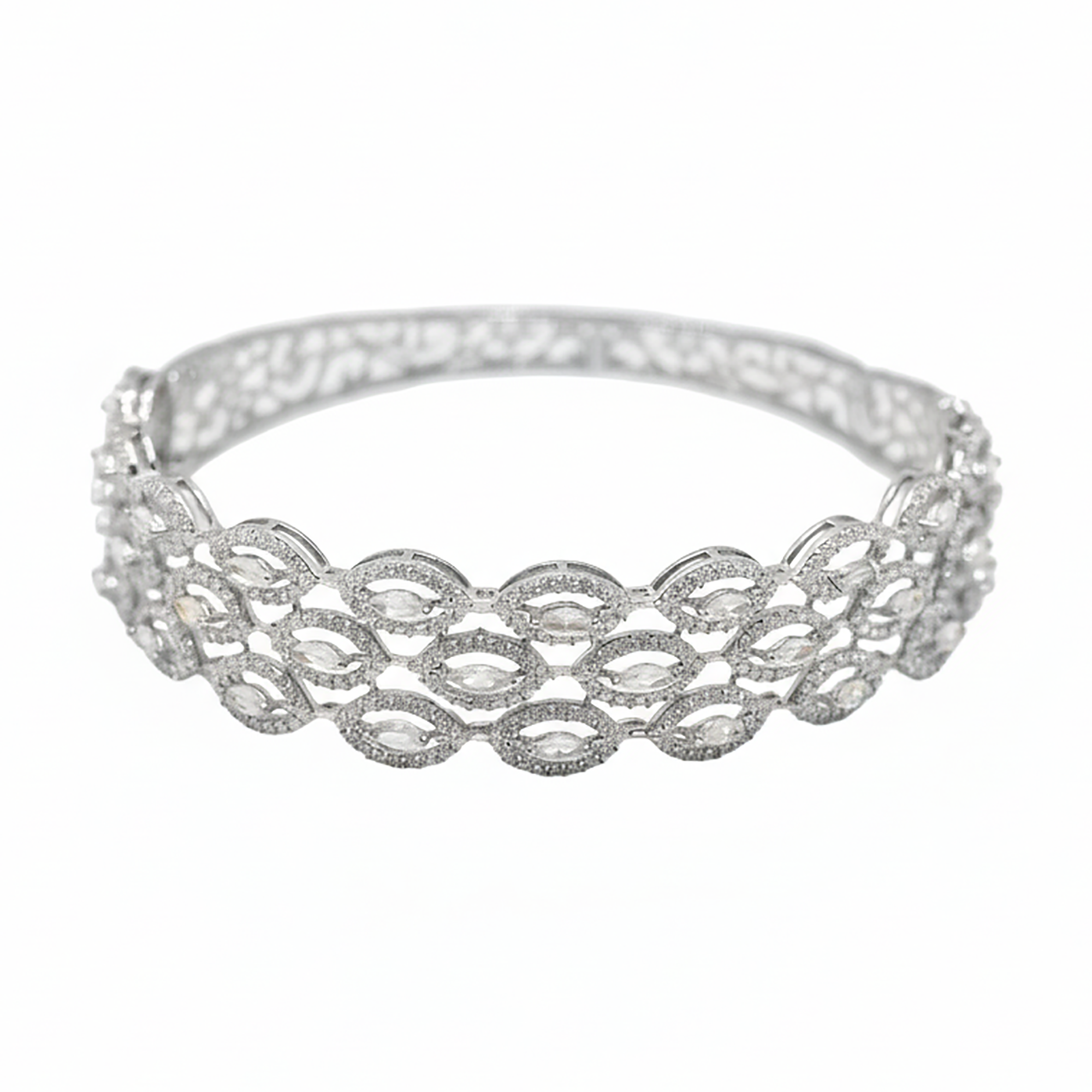 White Gold Plated Bracelet
