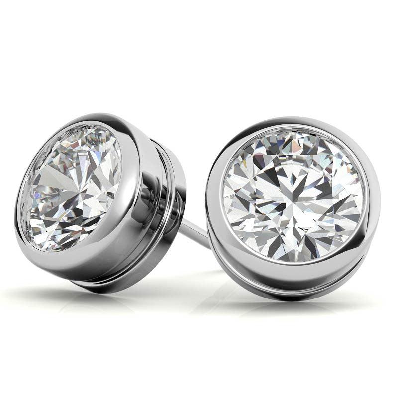 White Gold Plated Earring and Pendant Set