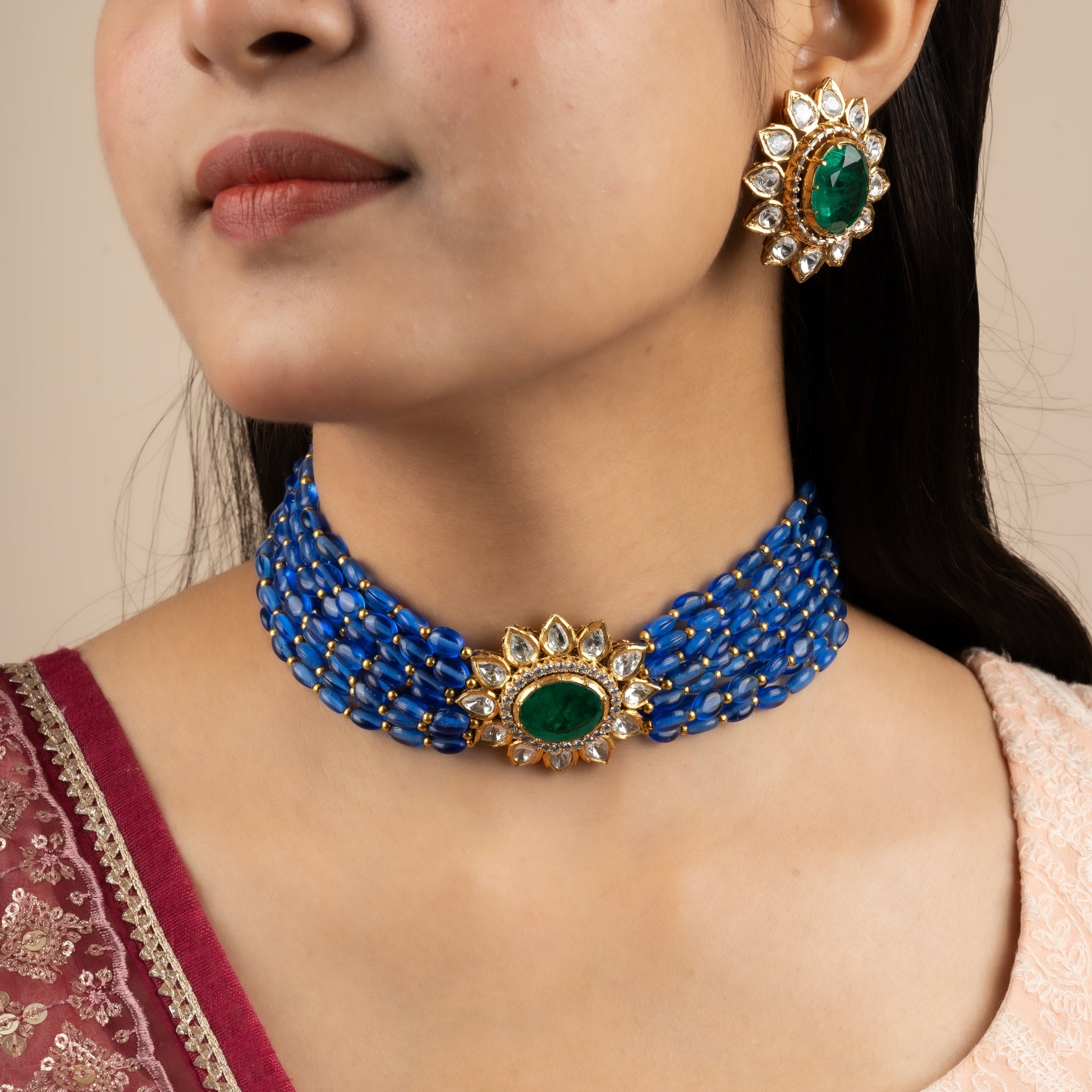 Razia Sultan Antique Royal Necklace Set