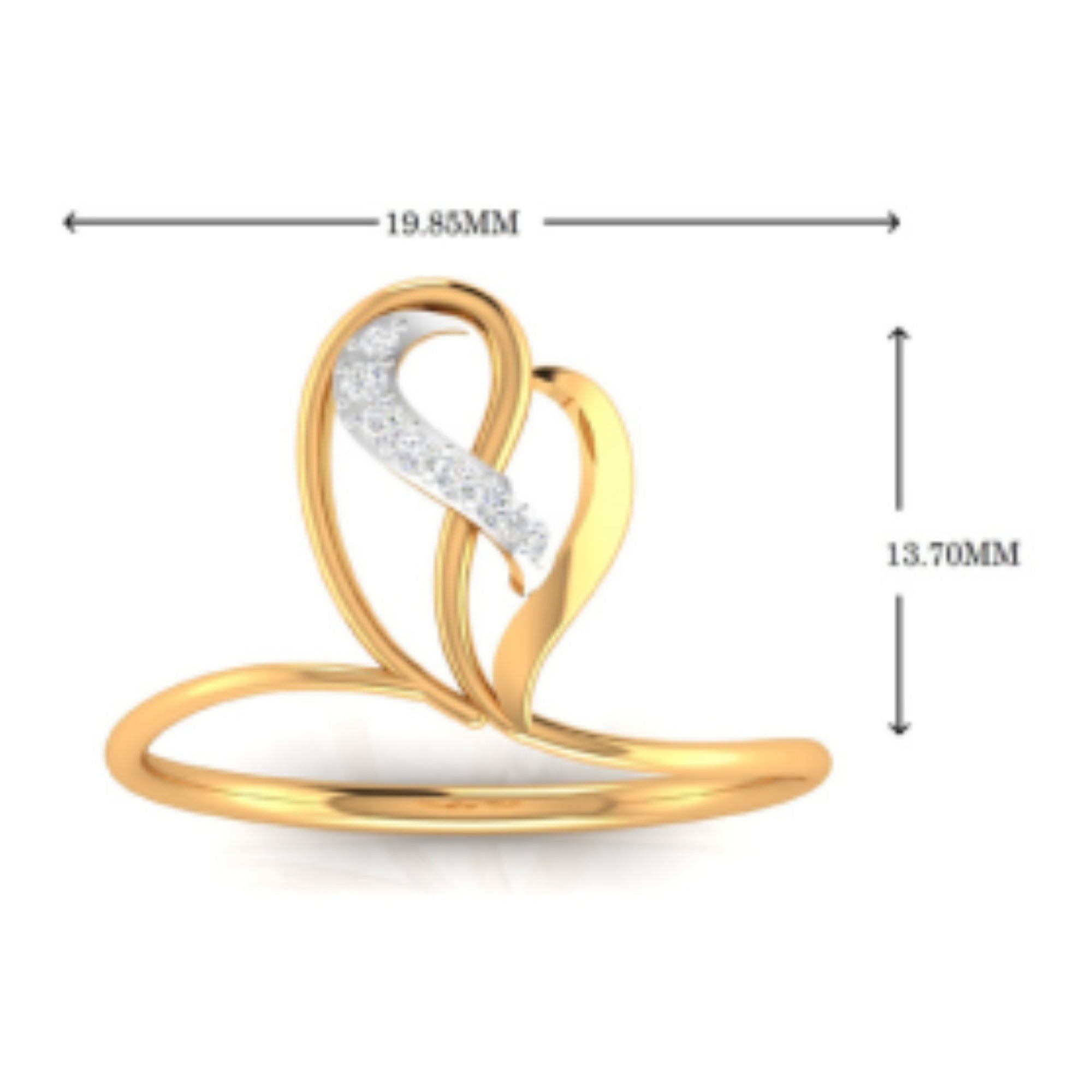 Heart Shape Love Symbol Ring